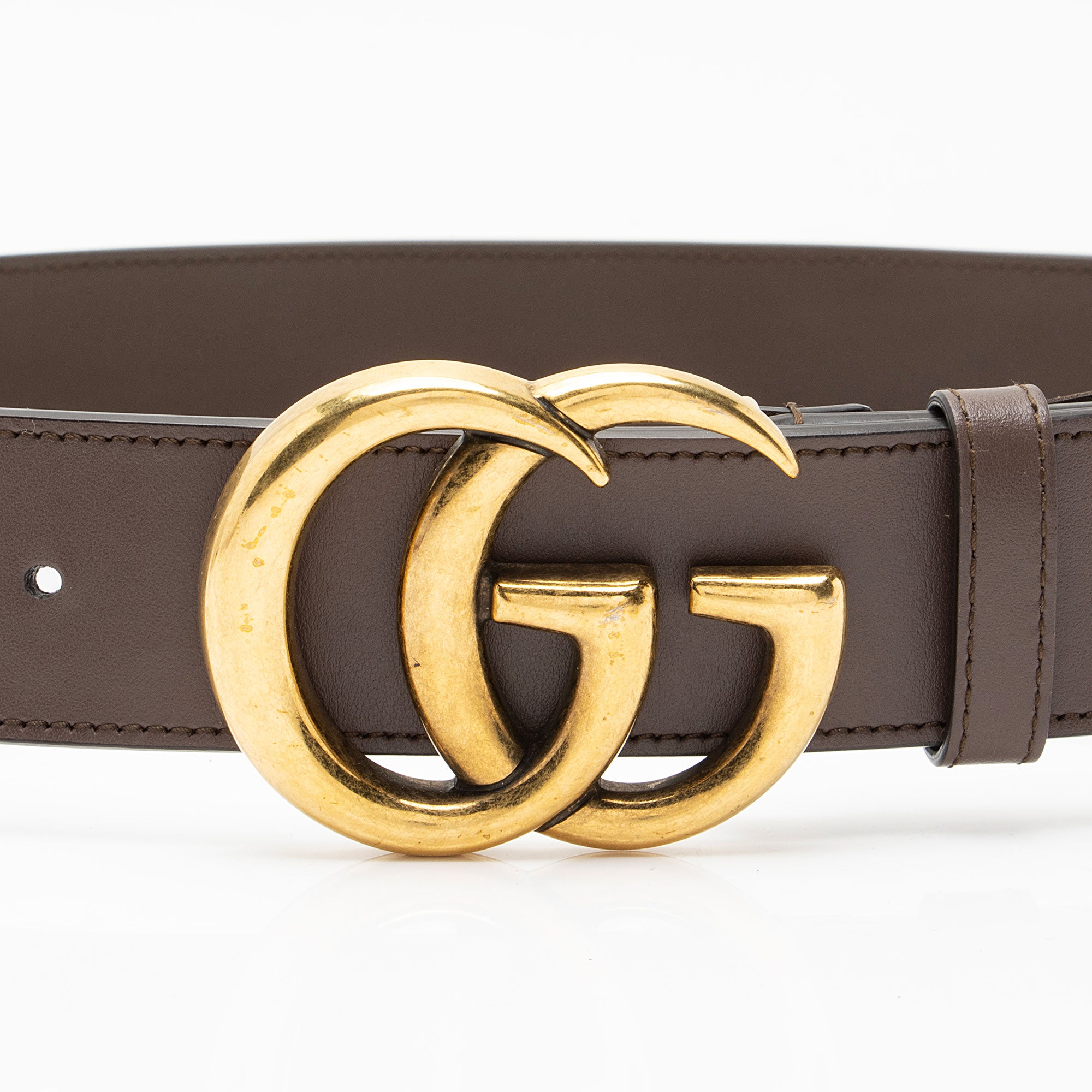 Gucci GG Supreme GG Marmont Wide Belt - Size 36 / 90