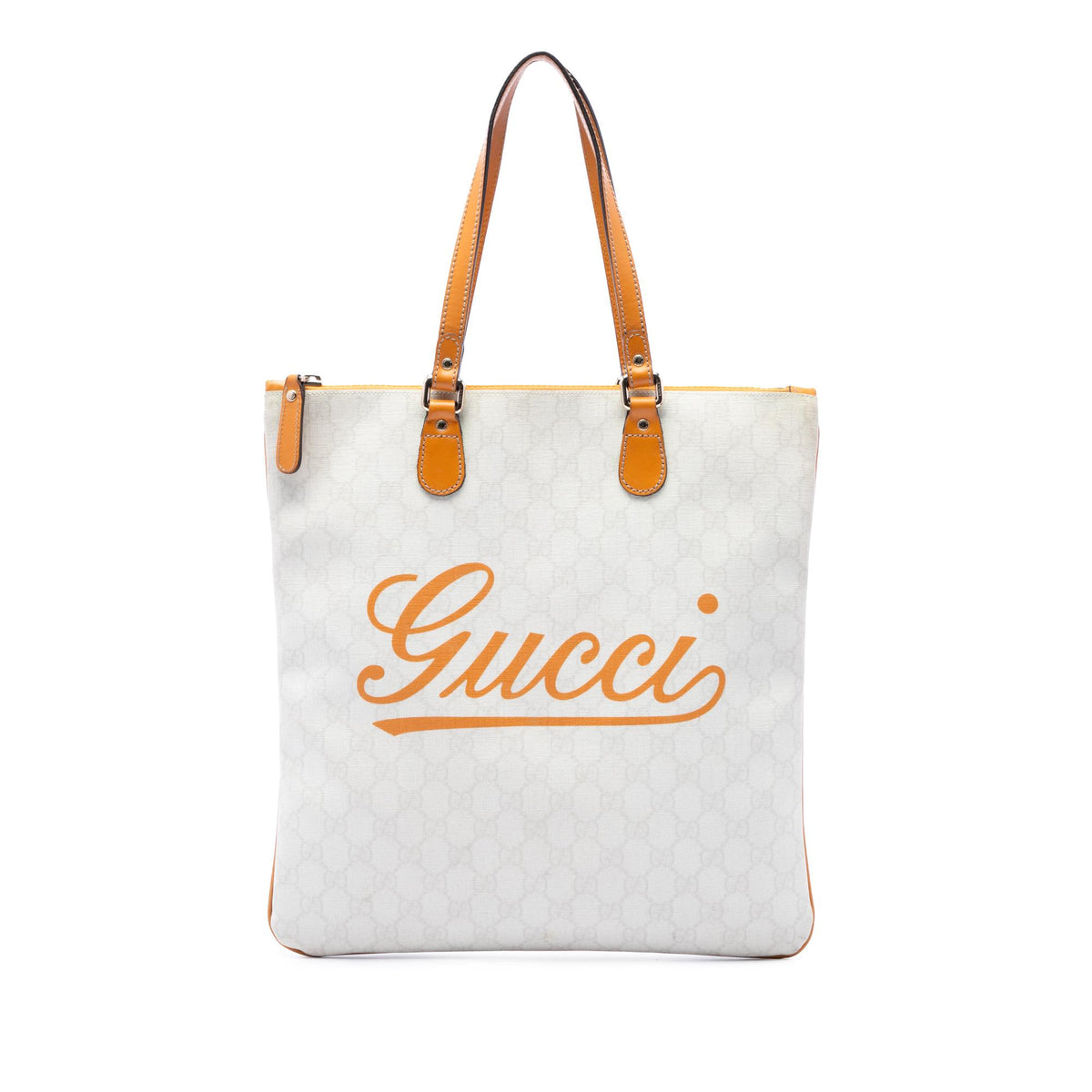 Gucci GG Supreme Heritage Logo Tote