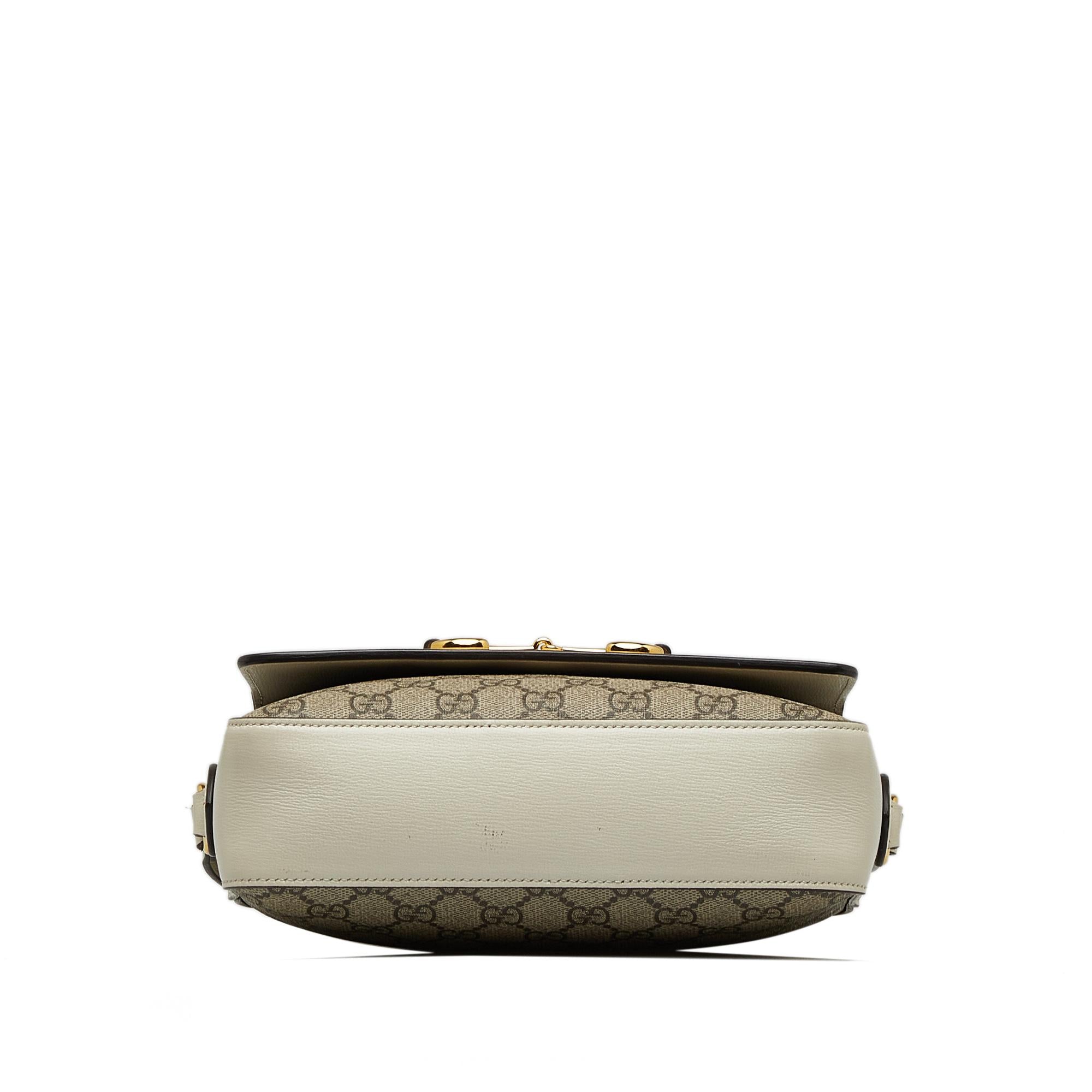 Gucci GG Supreme Horsebit 1955 Crossbody Bag (SHG-296bWA)