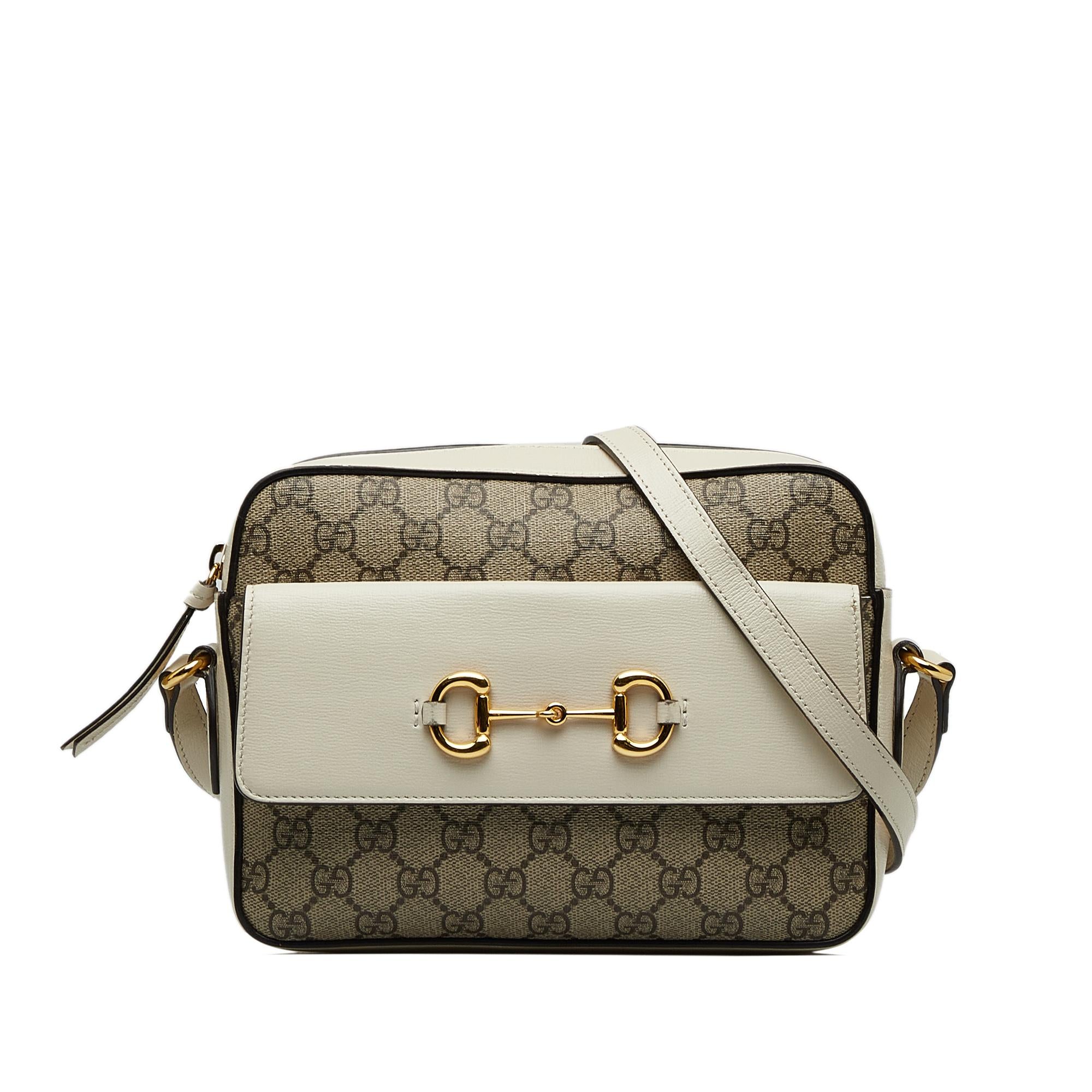 Gucci GG Supreme Horsebit 1955 Crossbody Bag (SHG-296bWA)