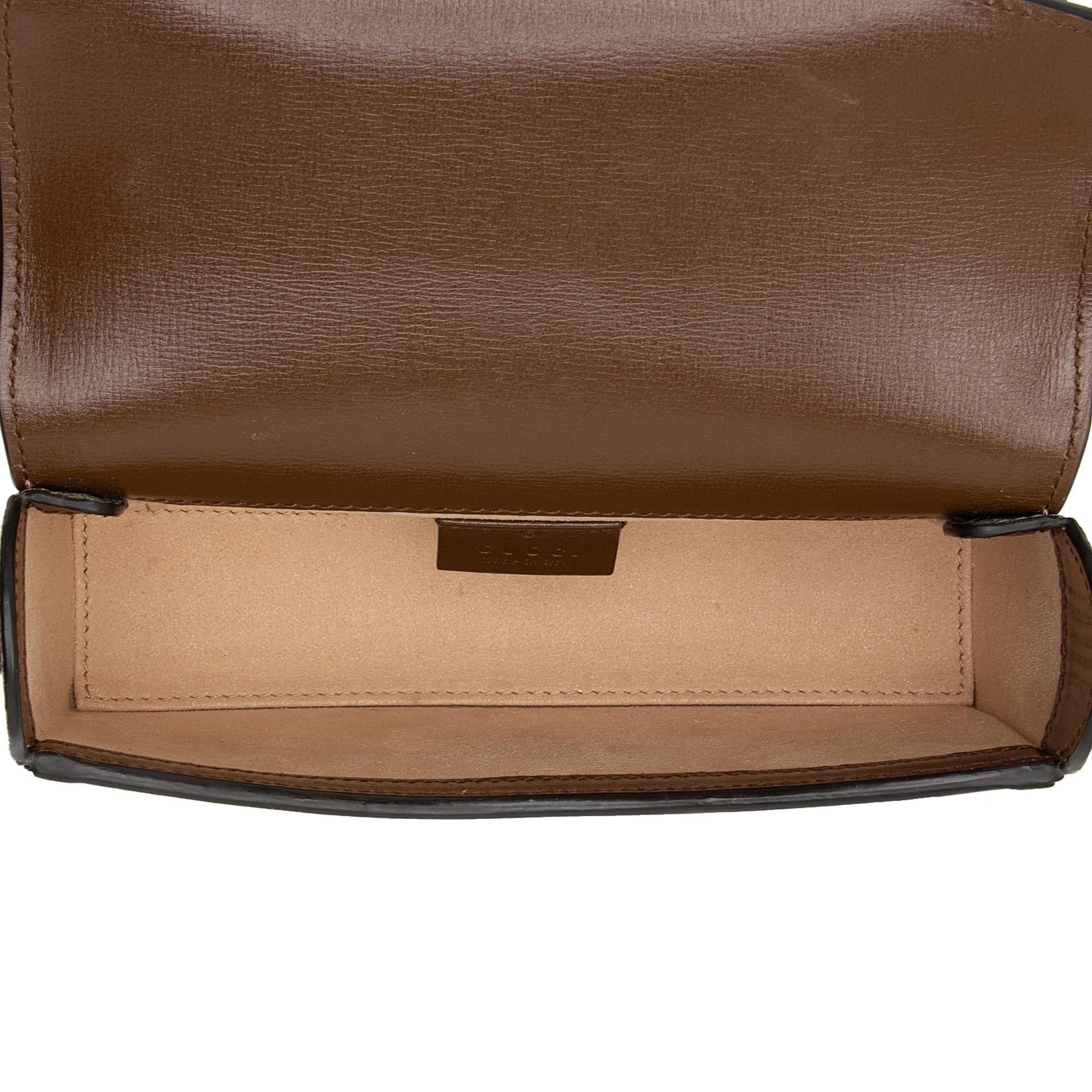 Gucci GG Supreme Horsebit 1955 Mini Shoulder Bag (SHF-eLtYhd)