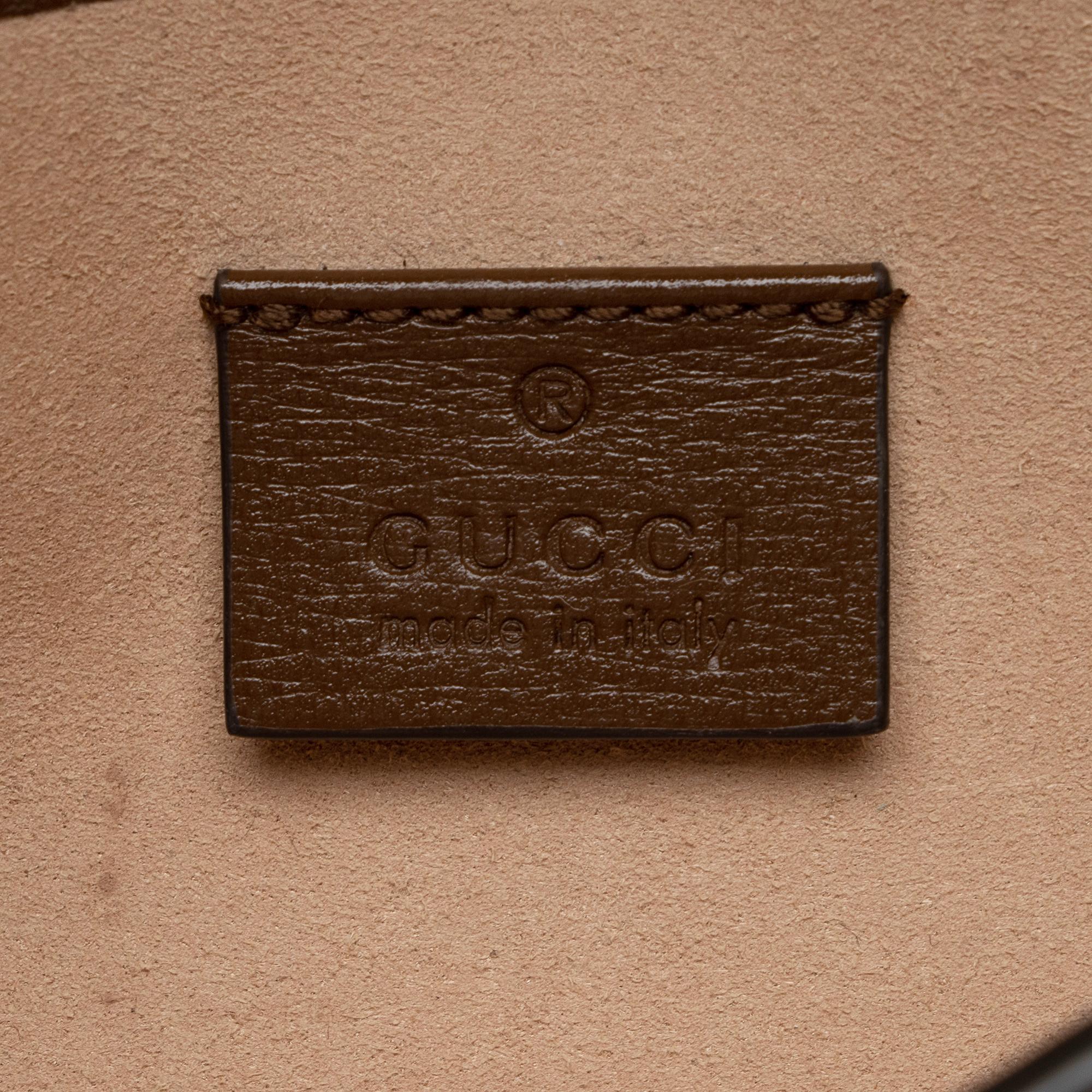 Gucci GG Supreme Horsebit 1955 Mini Shoulder Bag (SHF-eLtYhd)