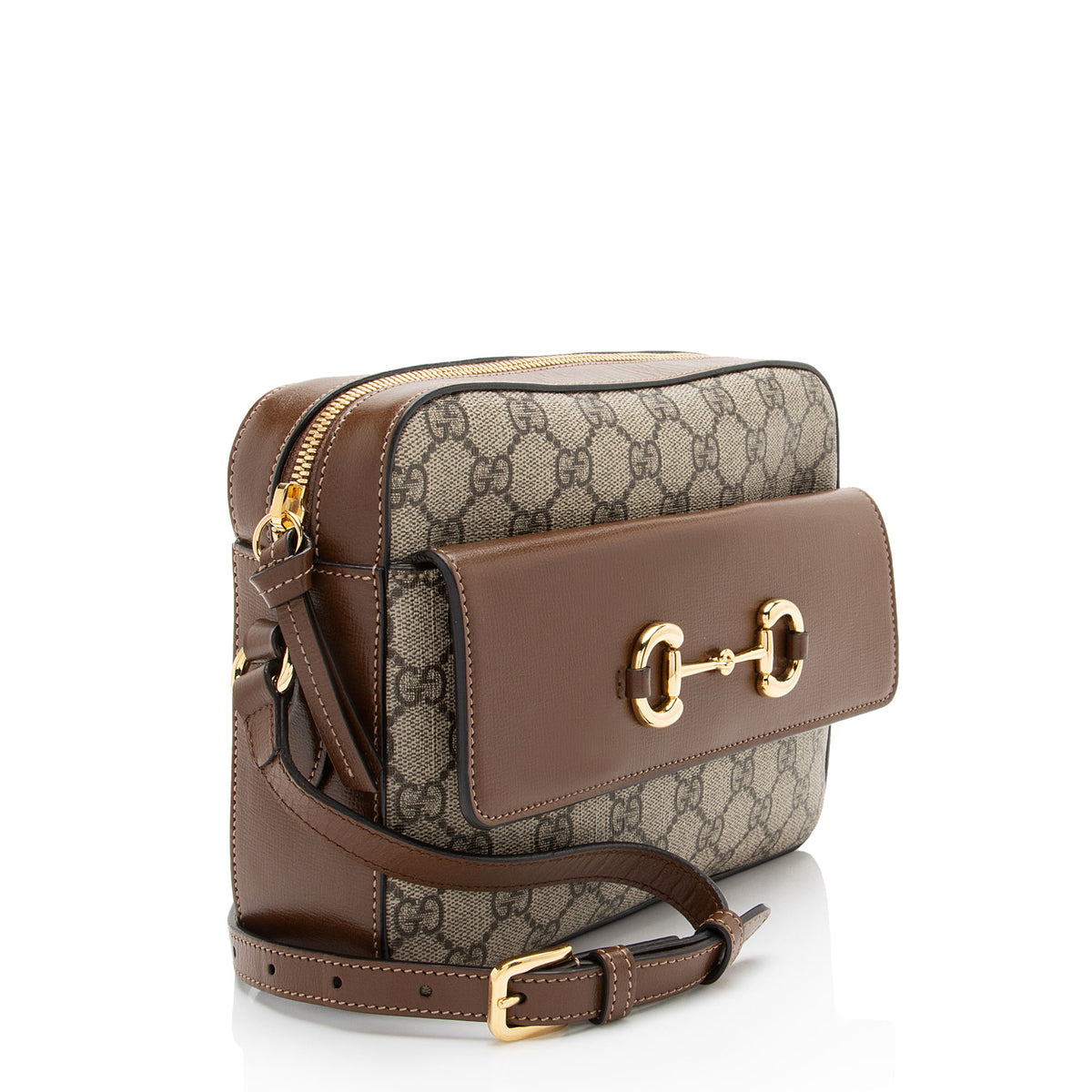Gucci GG Supreme Horsebit 1955 Small Shoulder Bag