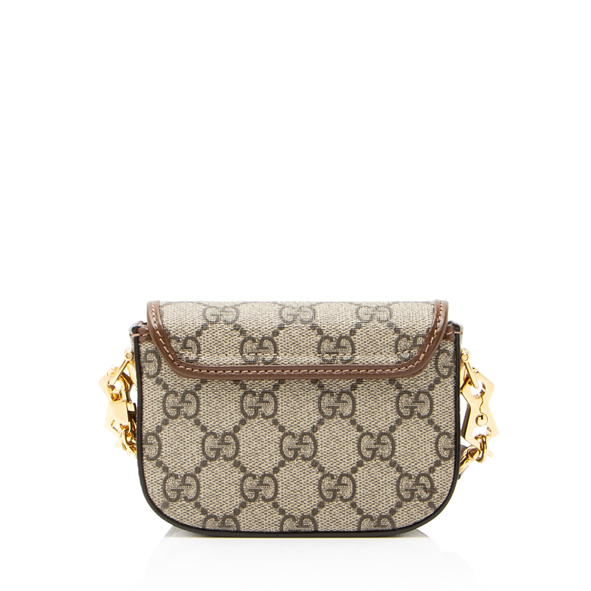Gucci GG Supreme Horsebit 1955 Super Mini Shoulder Bag