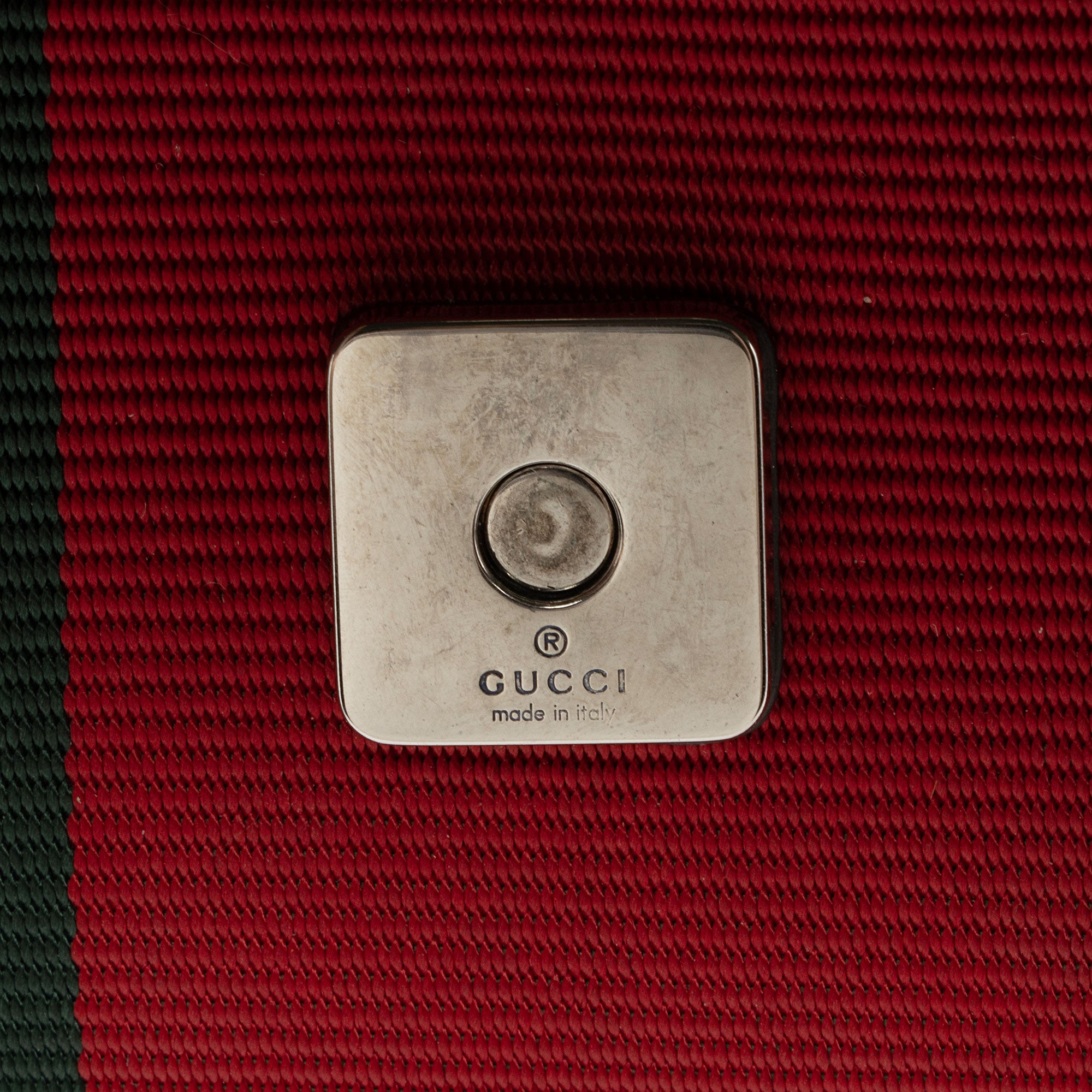 Gucci GG Supreme Horsebit Web Chain Shoulder Bag (SHF-lQWg6i)