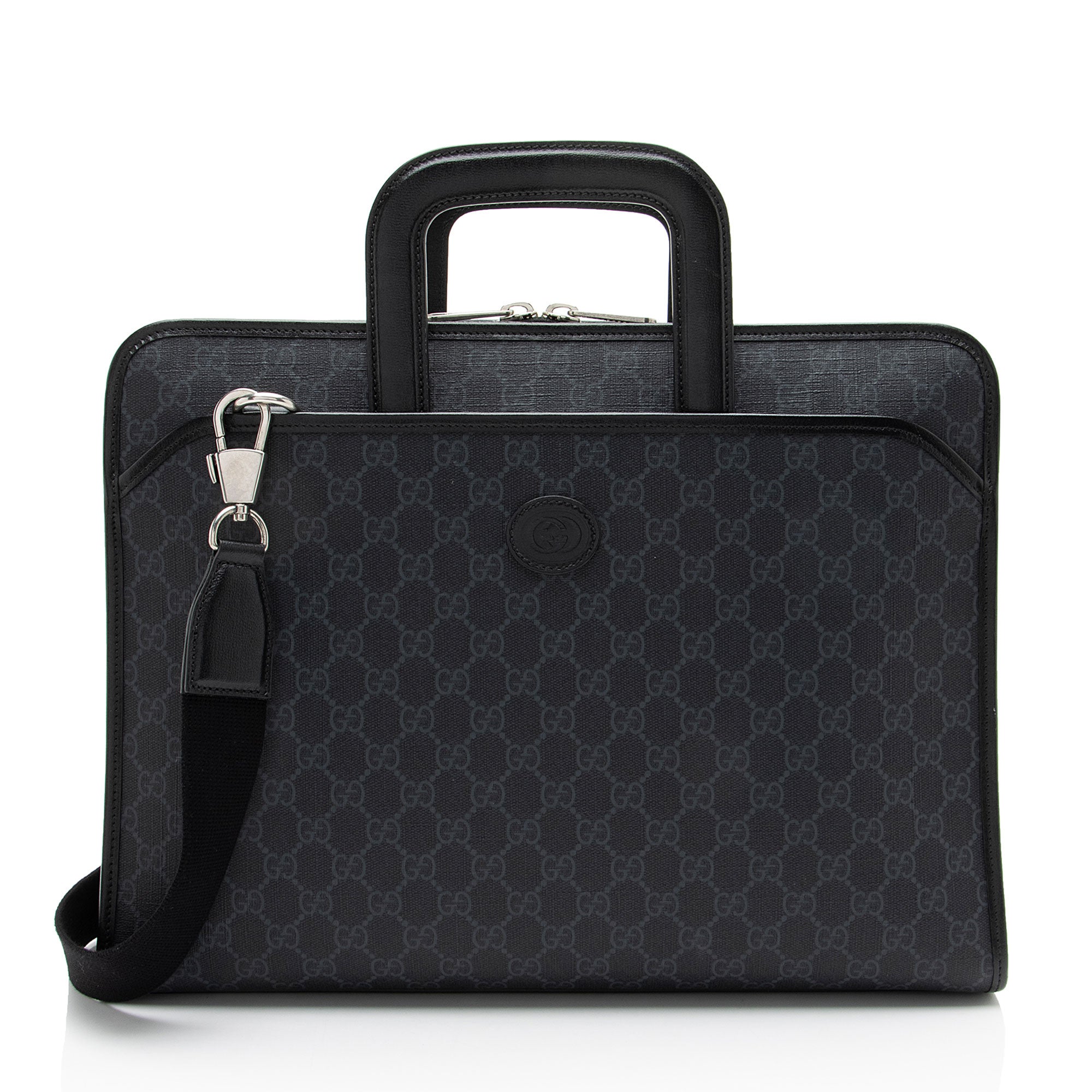 Gucci GG Supreme Interlocking G Briefcase