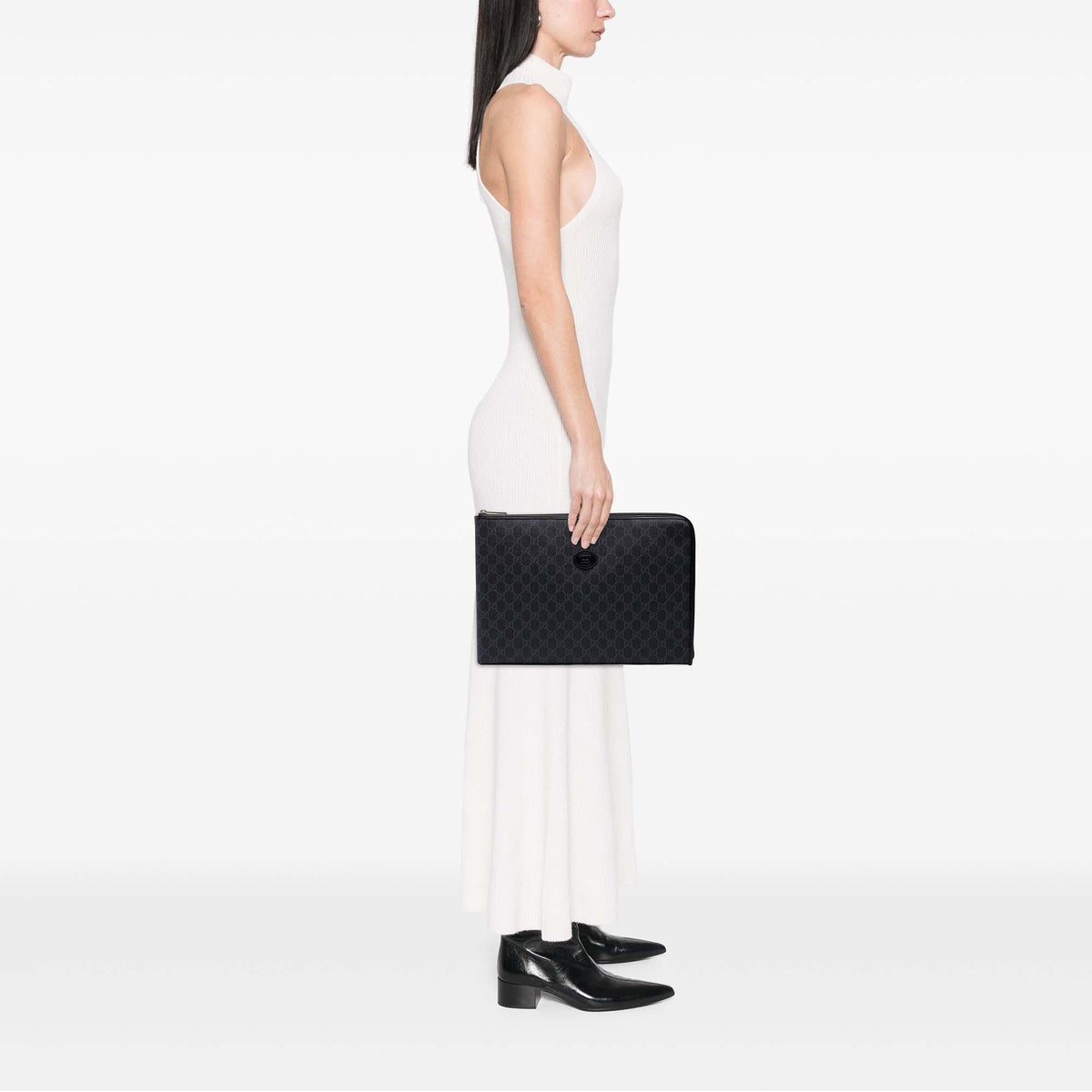 Gucci GG Supreme Interlocking G Clutch