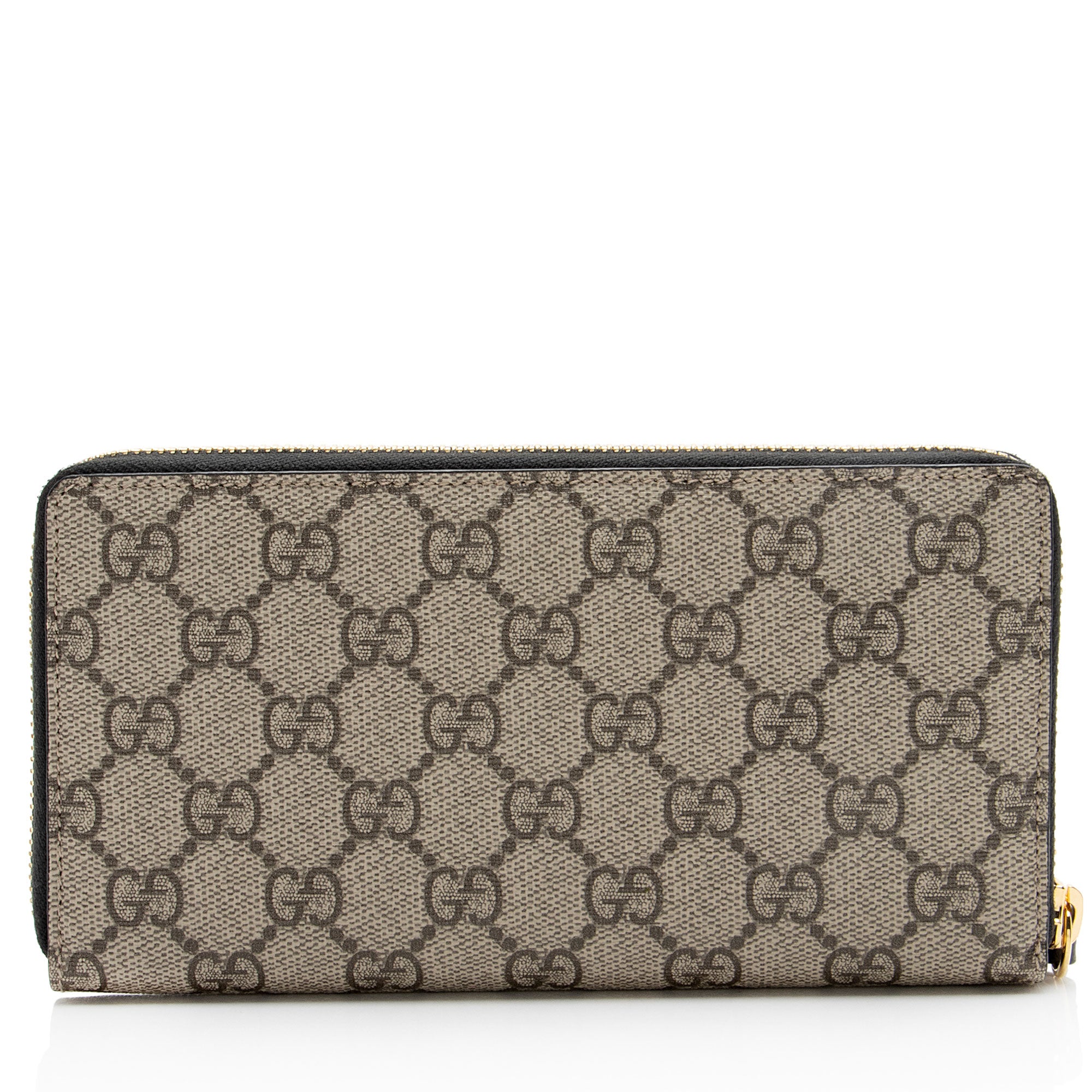 Gucci GG Supreme Leather GG Marmont Zip Around Wallet