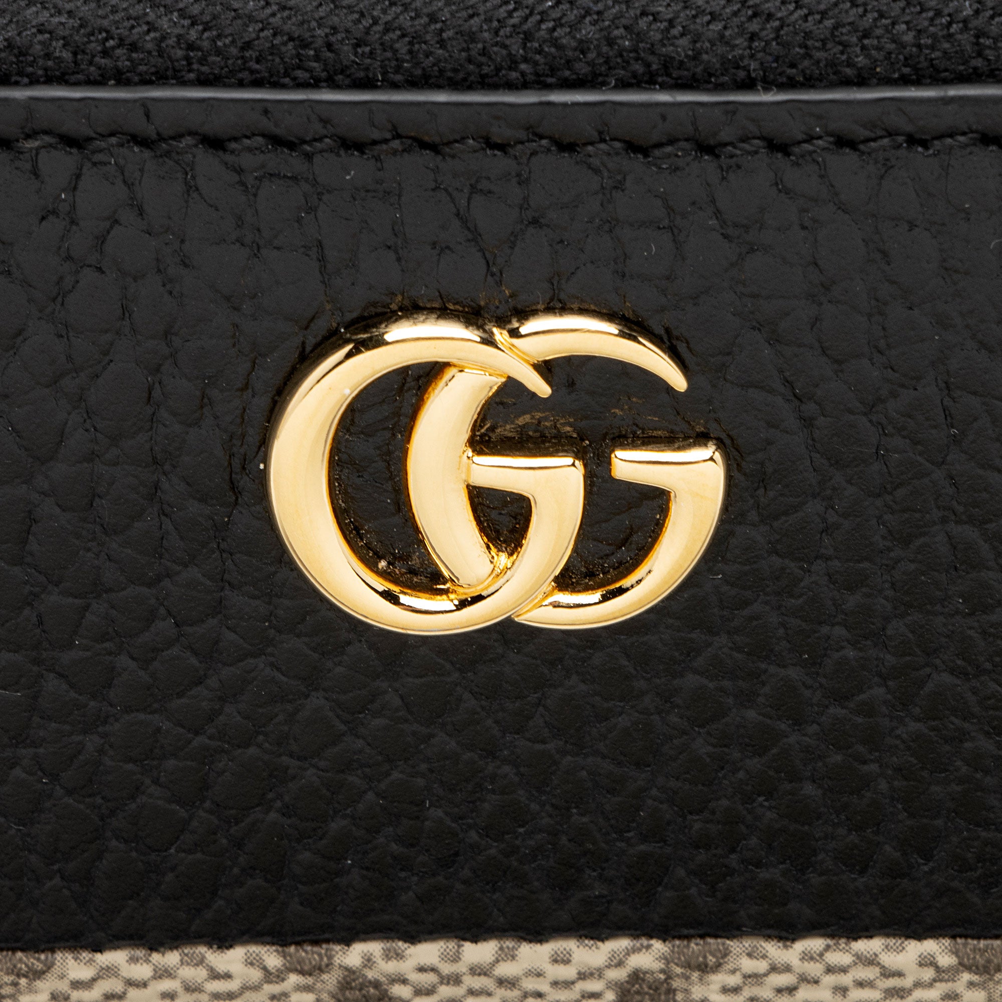 Gucci GG Supreme Leather GG Marmont Zip Around Wallet