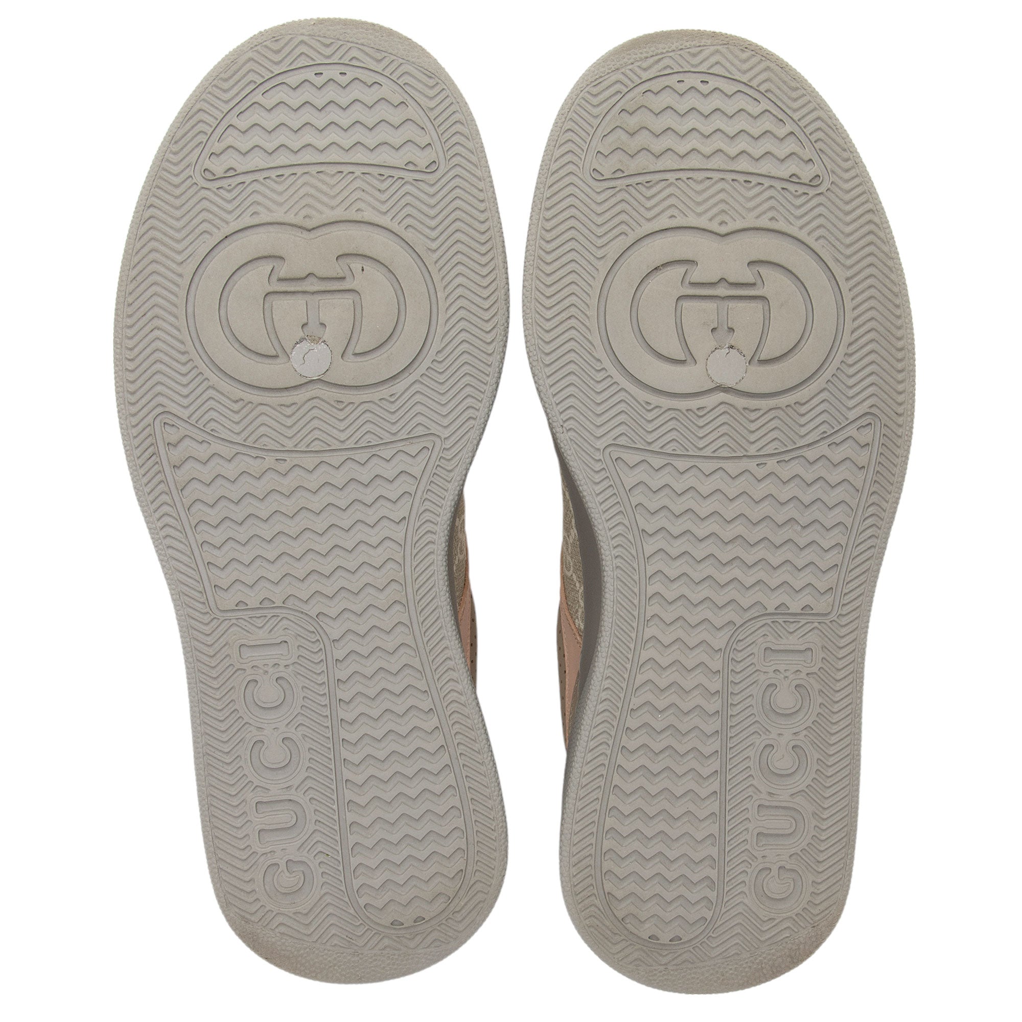 Gucci GG Supreme Leather Interlocking G Platform Sneakers - Size 9.5 / 39.5 (SHF-bQDCGY)