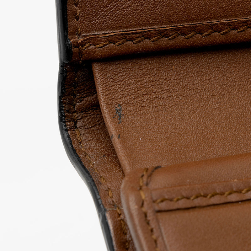 Gucci GG Supreme Leather Padlock Compact Wallet (SHF-hLMamg)