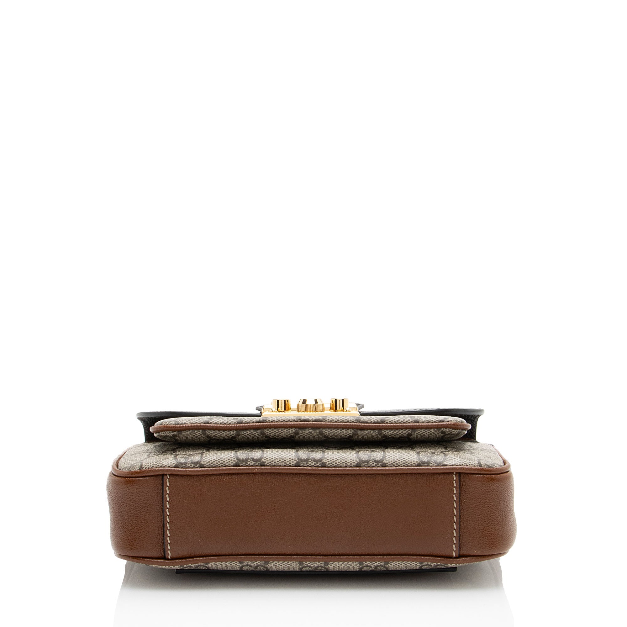 Gucci GG Supreme Leather Padlock Mini Crossbody