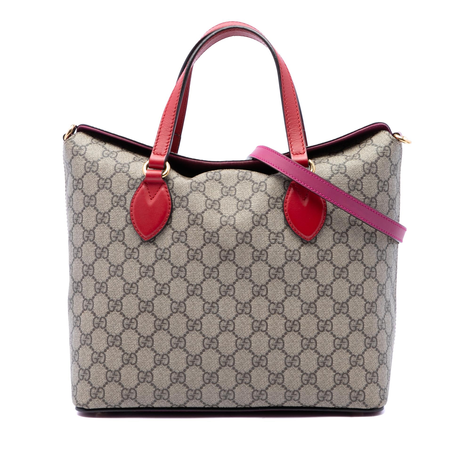 Gucci GG Supreme Linea A Fold Over Tote