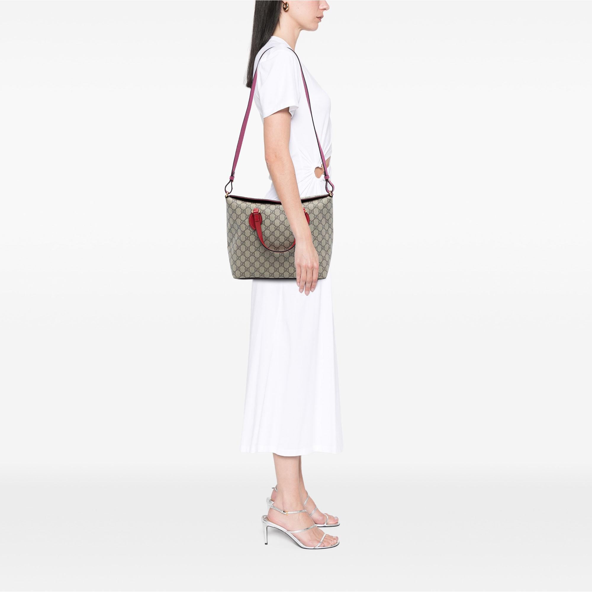 Gucci GG Supreme Linea A Foldover Tote