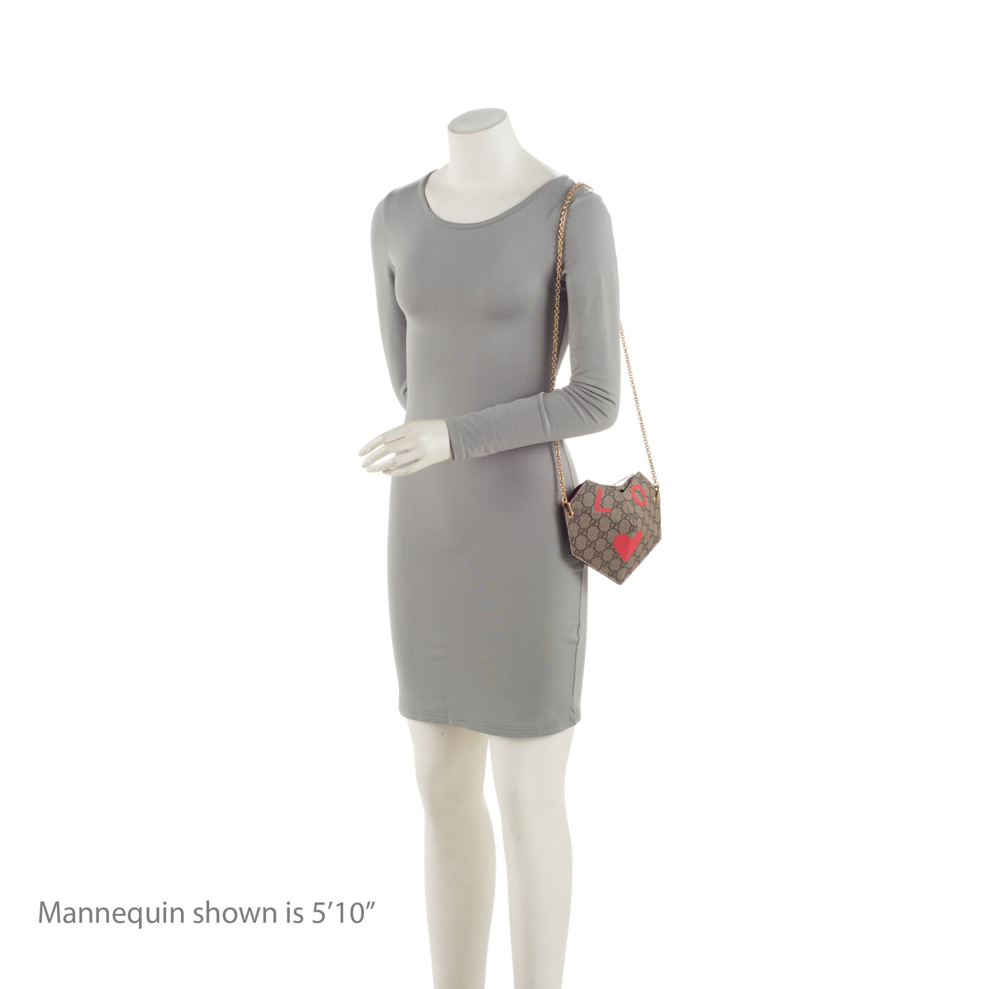 Gucci GG Supreme Love Heart Valentines Mini Crossbody (SHF-vvjySZ)