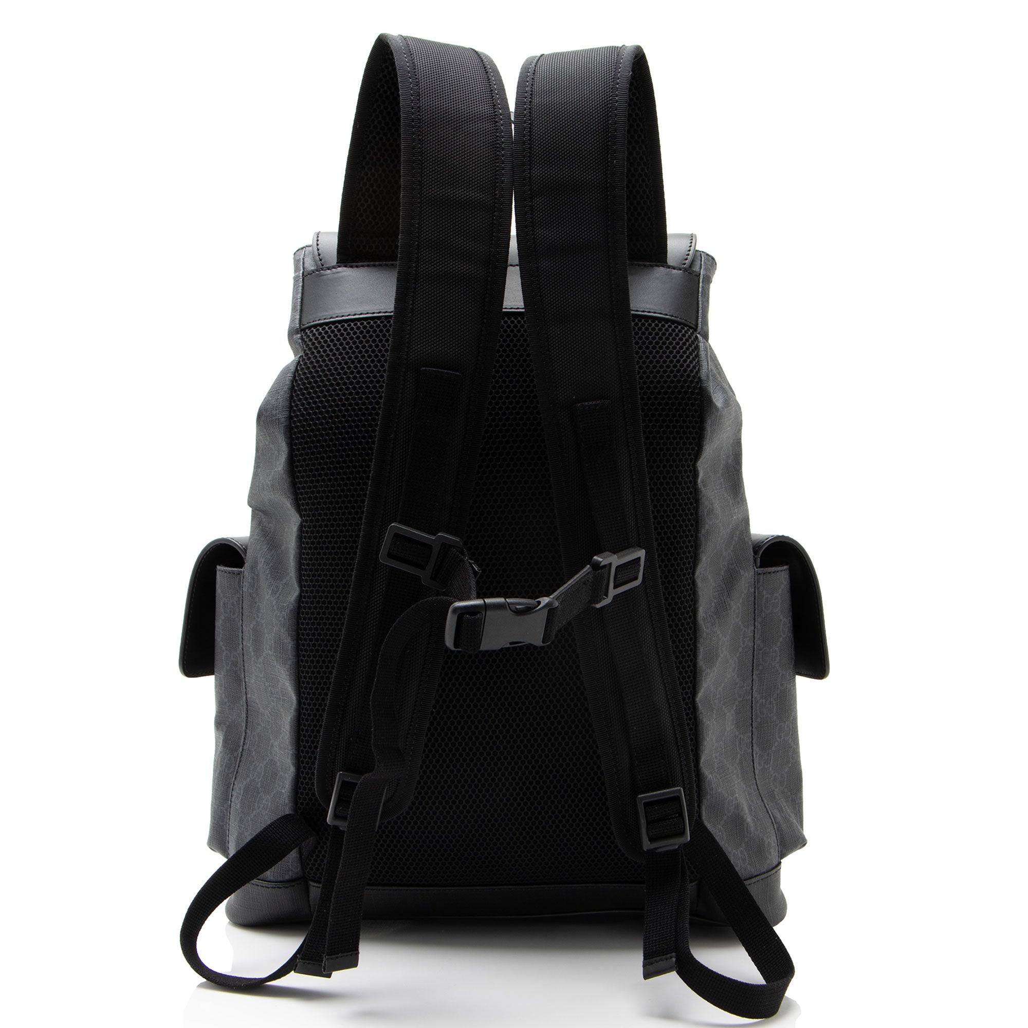 Gucci GG Supreme Medium Flap Backpack