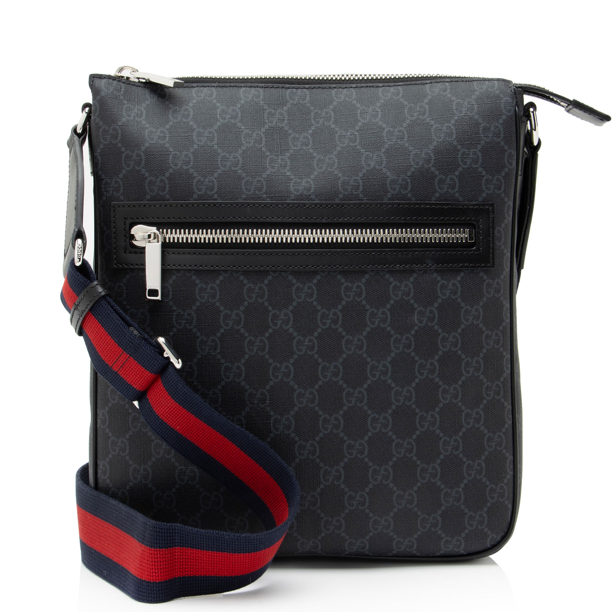 Gucci GG Supreme Flat Medium Messenger