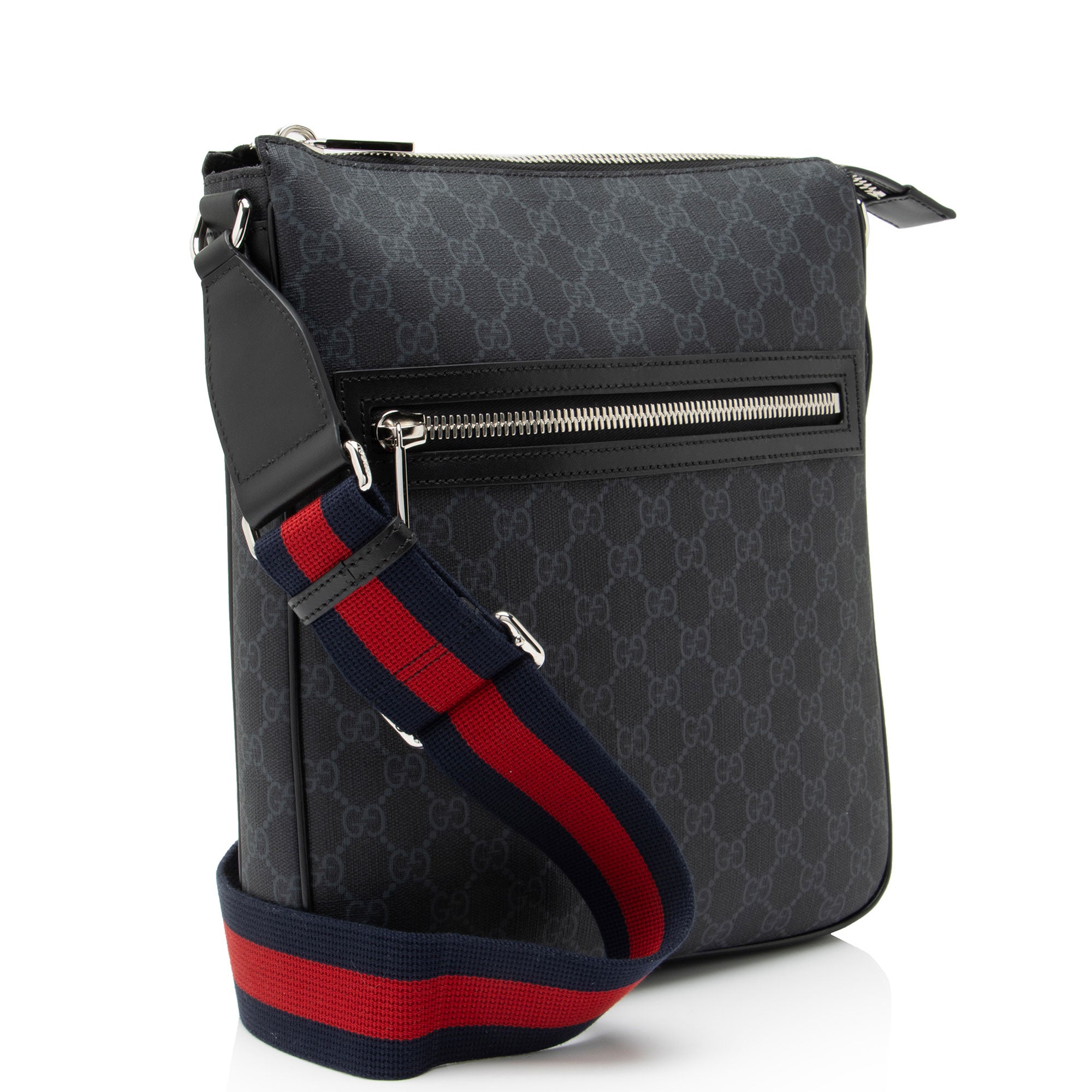 Gucci GG Supreme Flat Medium Messenger