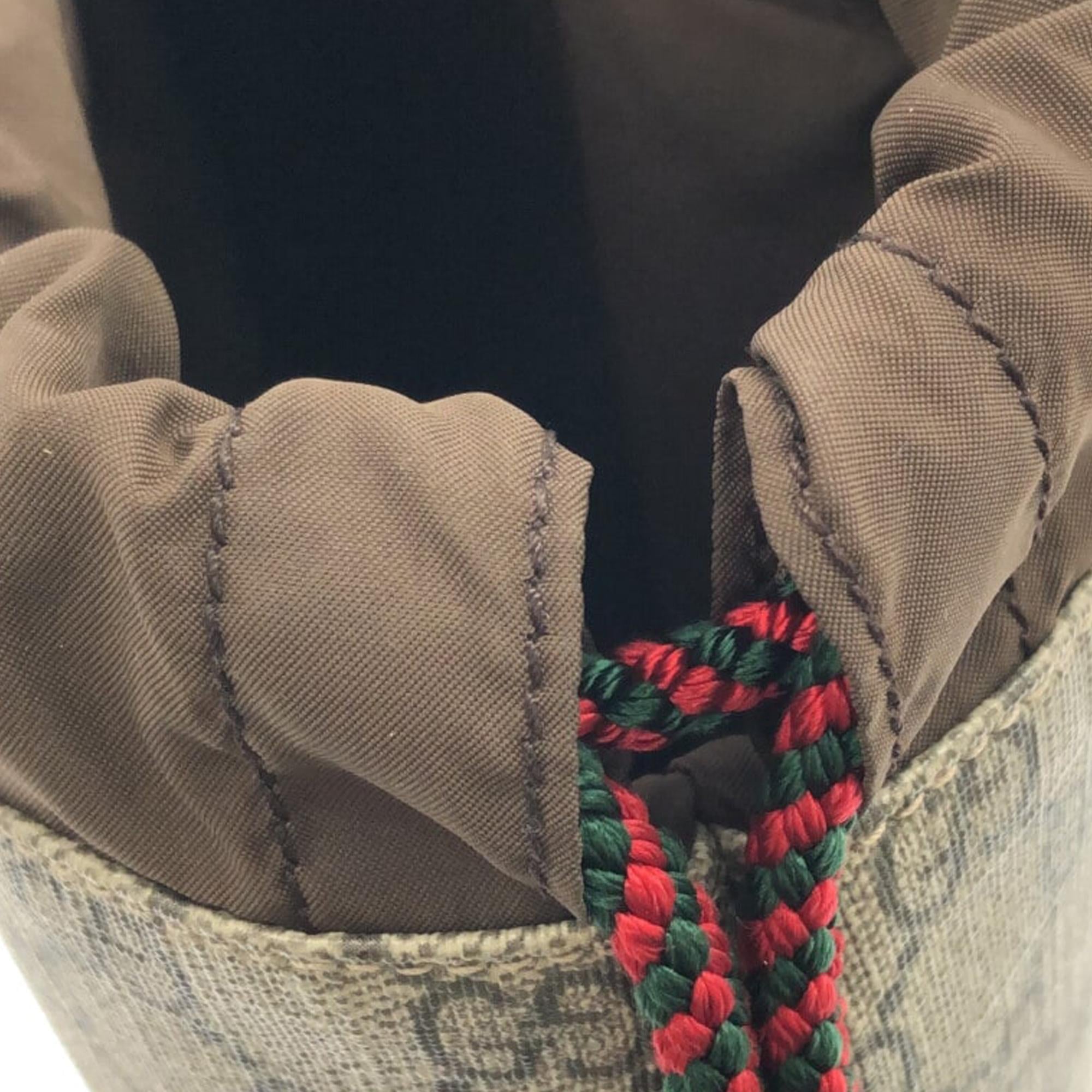 Gucci GG Supreme Neo Vintage Drawstring Backpack (SHG-PM3g2W)