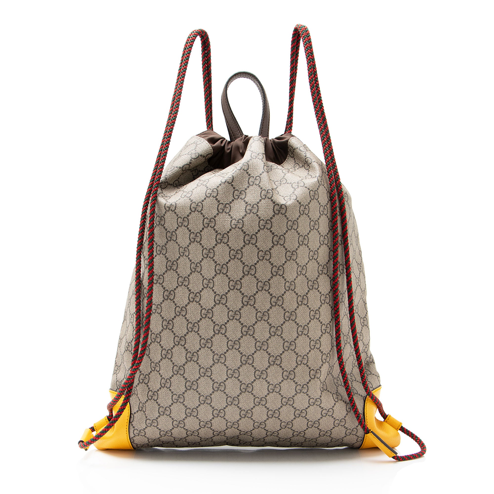 Gucci GG Supreme Neo Vintage Drawstring Backpack