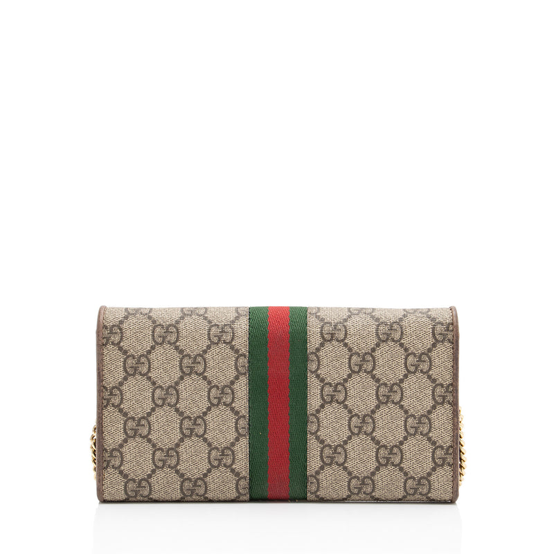 Gucci GG Supreme Ophidia Chain Wallet (SHF-zdYmWw)