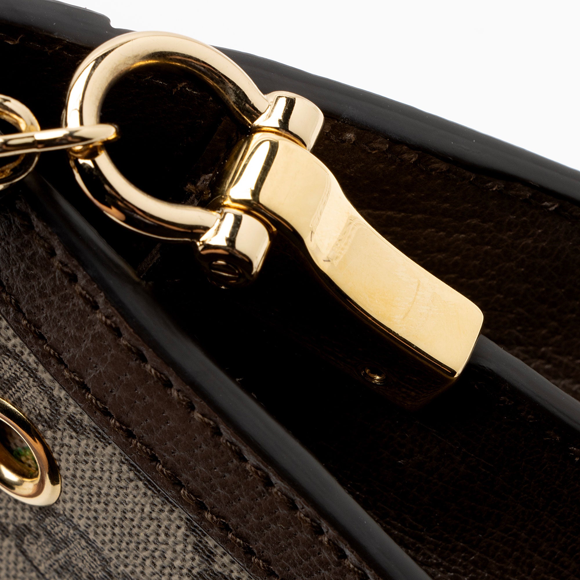 Gucci GG Supreme Ophidia Grommet Medium Chain Shoulder Bag