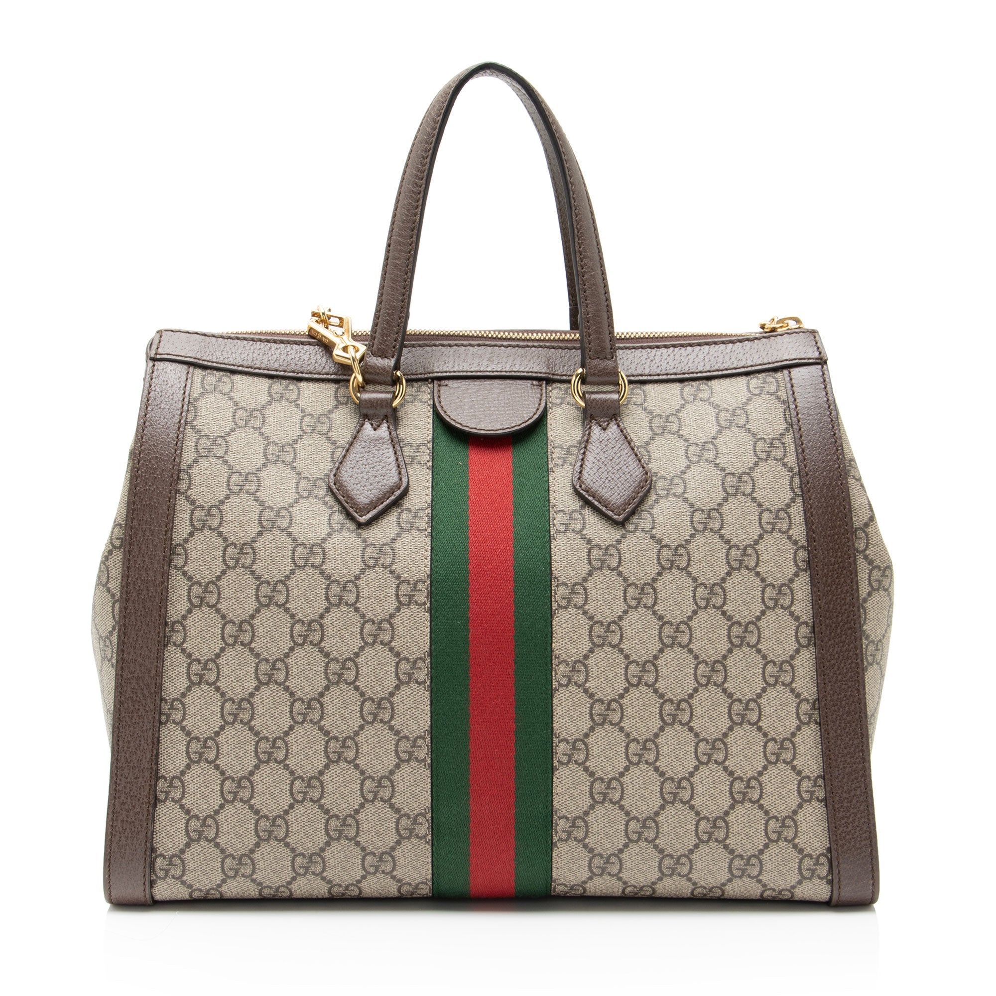 Gucci GG Supreme Ophidia Large Zip Tote