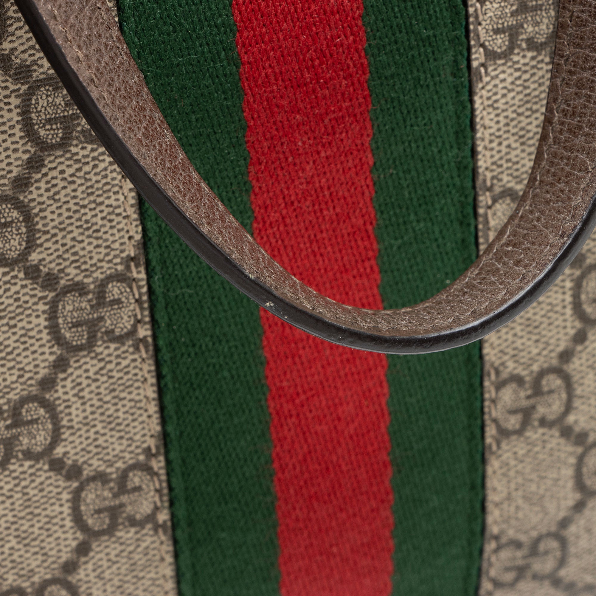 Gucci GG Supreme Ophidia Large Zip Tote