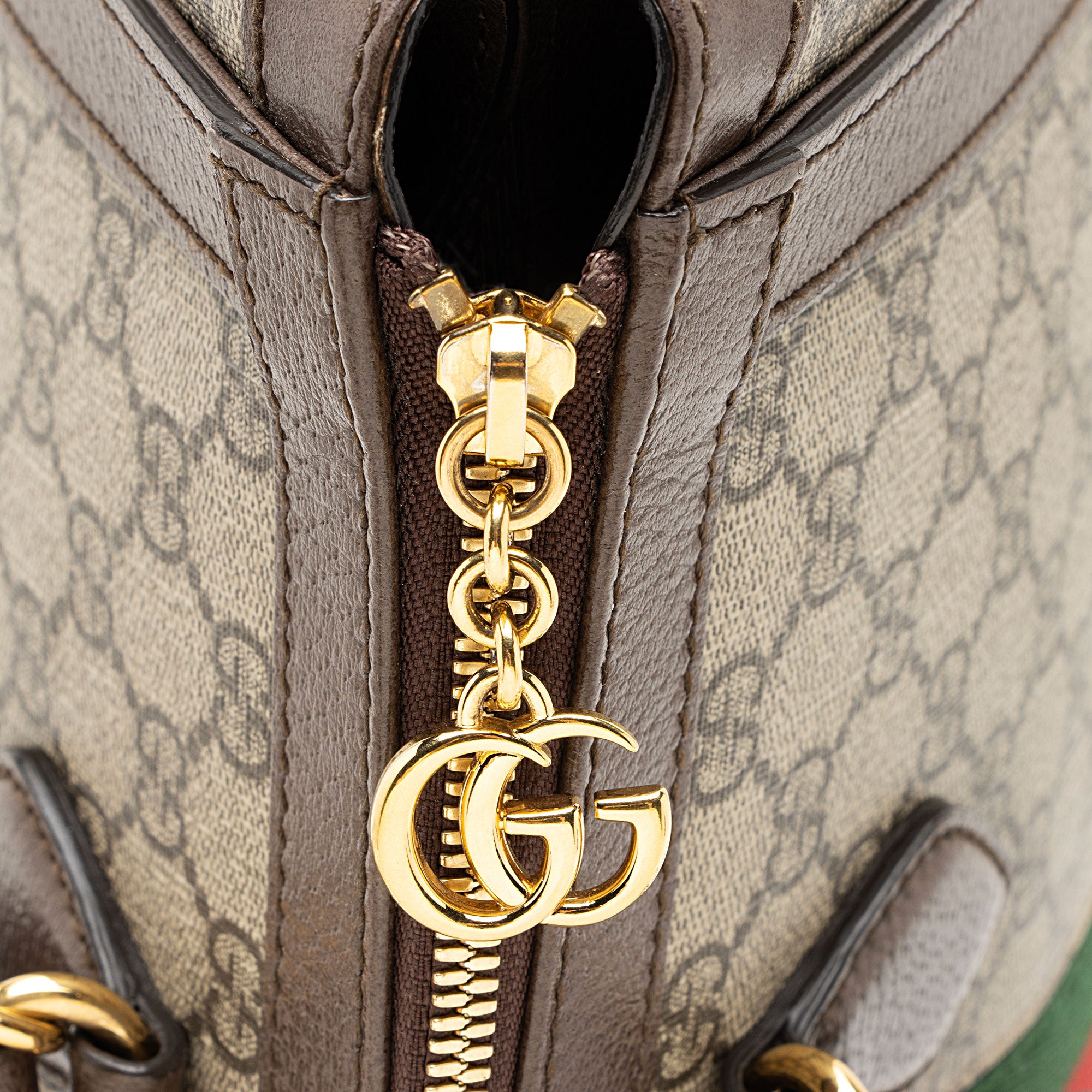 Gucci GG Supreme Ophidia Large Zip Tote