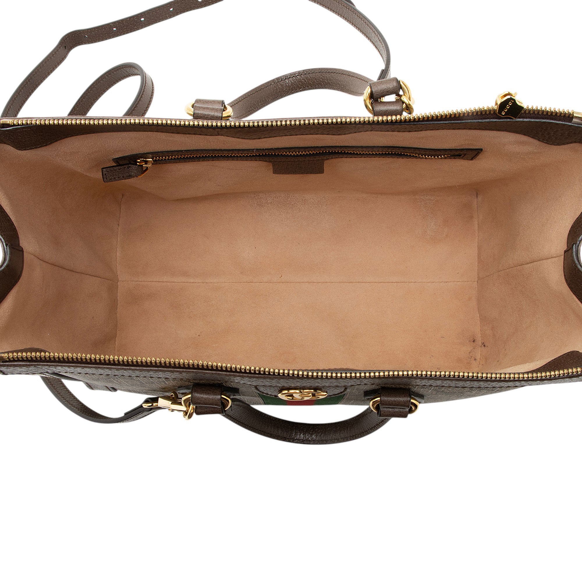 Gucci GG Supreme Ophidia Large Zip Tote