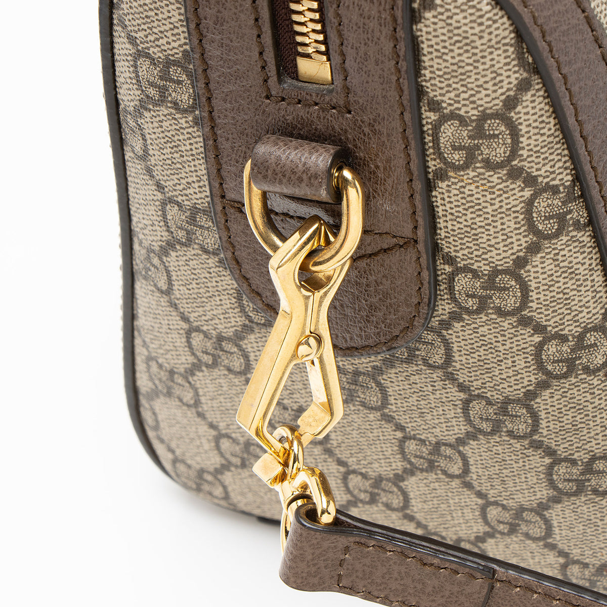 Gucci GG Supreme Ophidia Medium Boston Bag