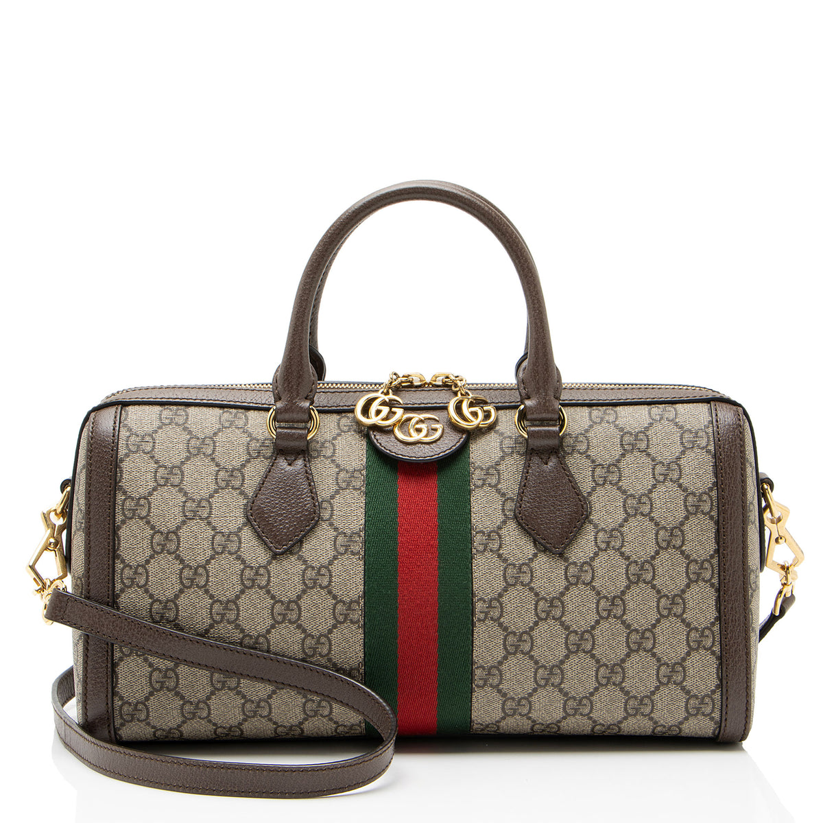 Gucci GG Supreme Ophidia Medium Boston Bag