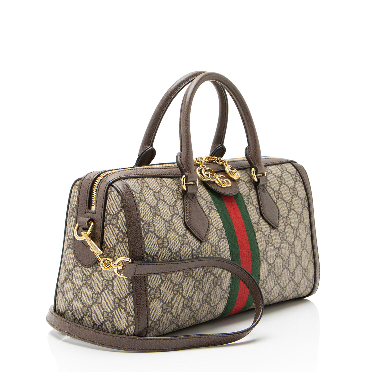 Gucci GG Supreme Ophidia Medium Boston Bag
