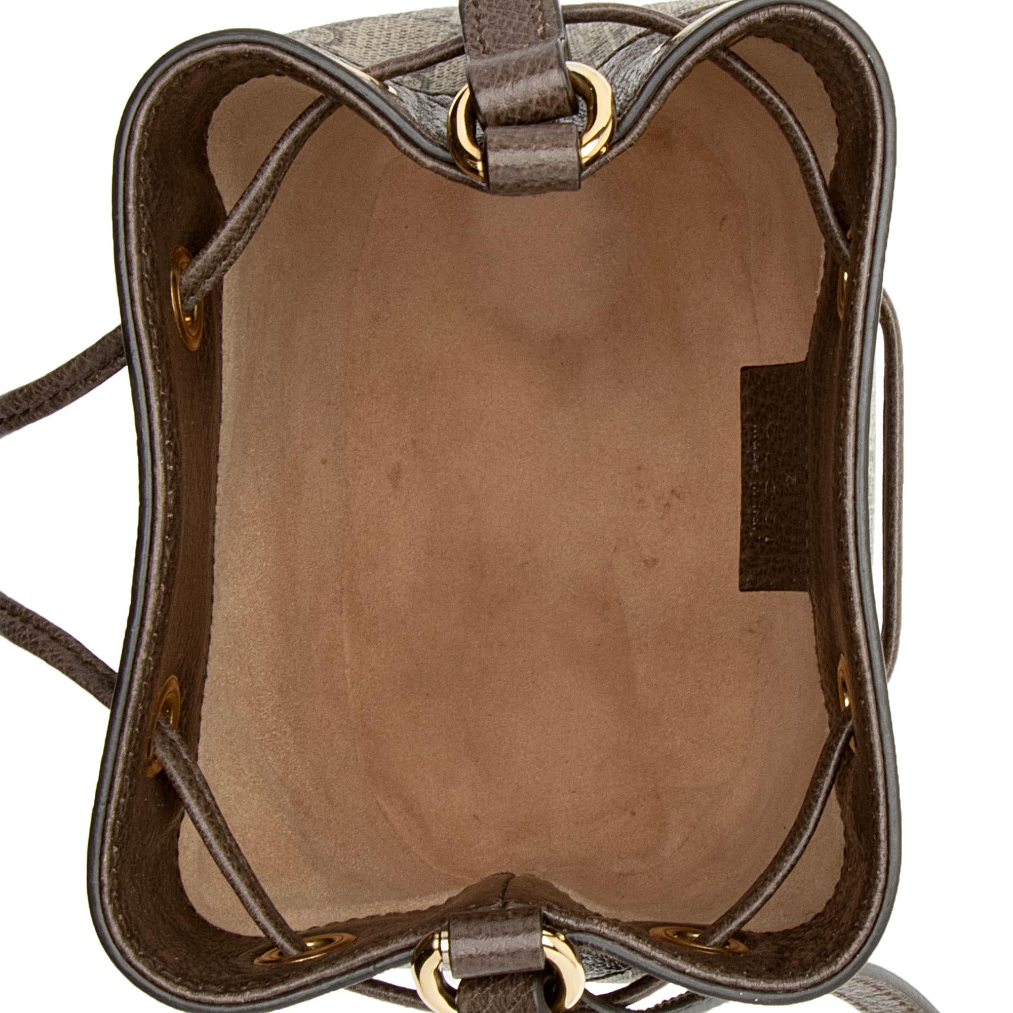 Gucci GG Supreme Ophidia Mini Bucket Bag (SHF-OFHGs0)