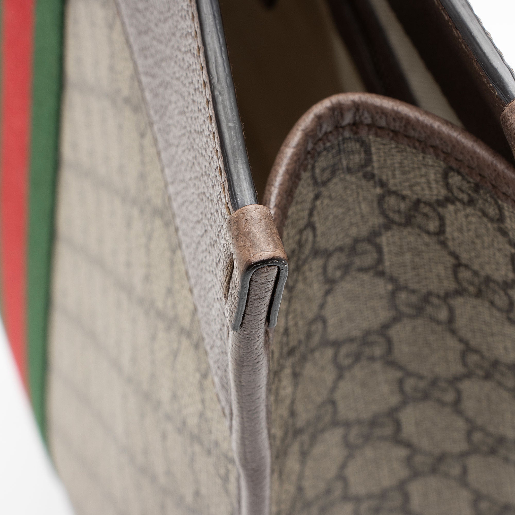 Gucci GG Supreme Ophidia Open Handle Tote