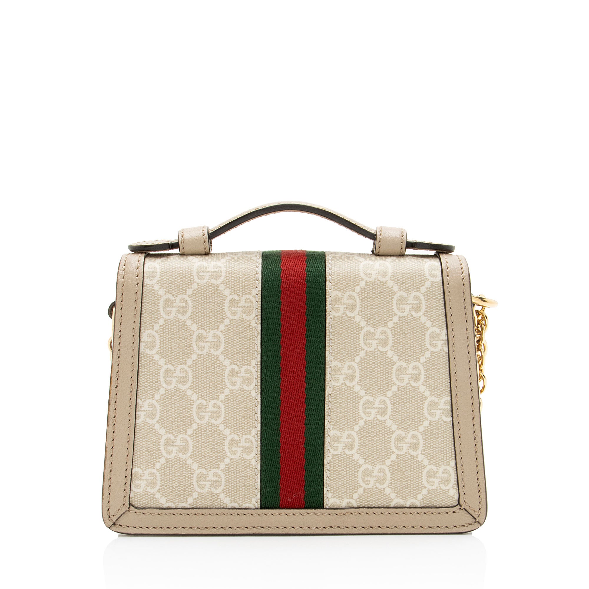 Gucci GG Supreme Ophidia Padlock Mini Top Handle