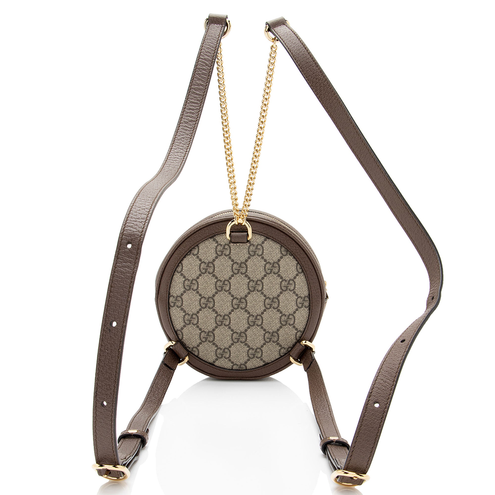 Gucci GG Supreme Ophidia Round Mini Backpack