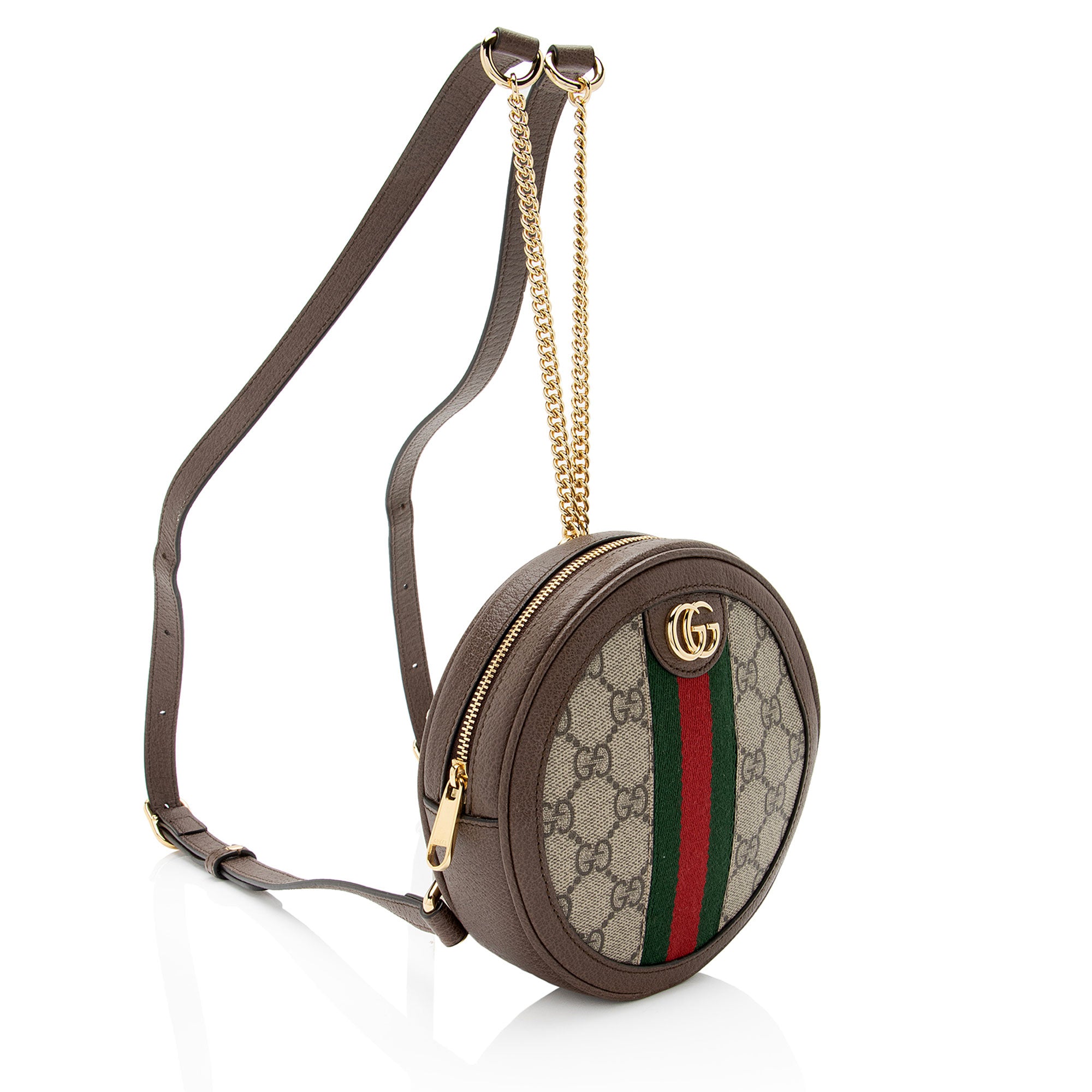 Gucci GG Supreme Ophidia Round Mini Backpack