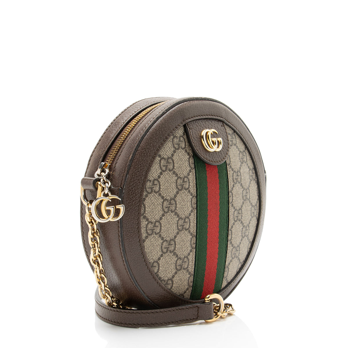 Gucci GG Supreme Ophidia Round Mini Shoulder Bag