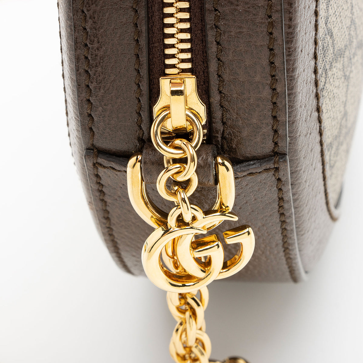 Gucci GG Supreme Ophidia Round Mini Shoulder Bag