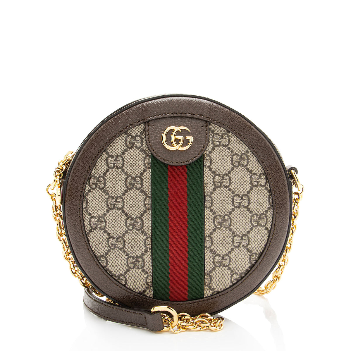 Gucci GG Supreme Ophidia Round Mini Shoulder Bag