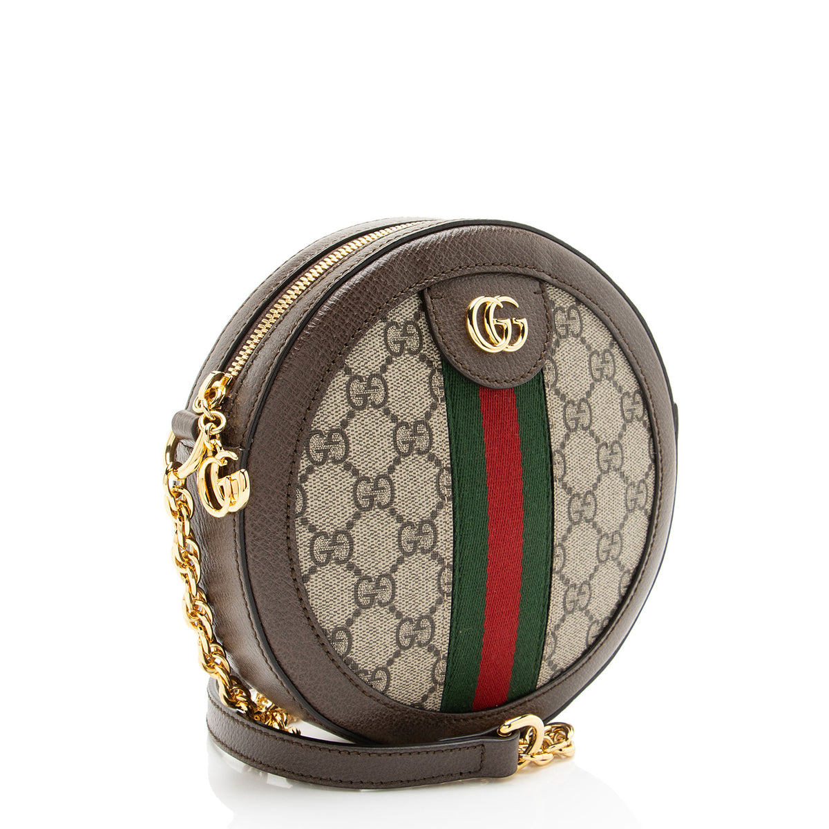 Gucci GG Supreme Ophidia Round Mini Shoulder Bag