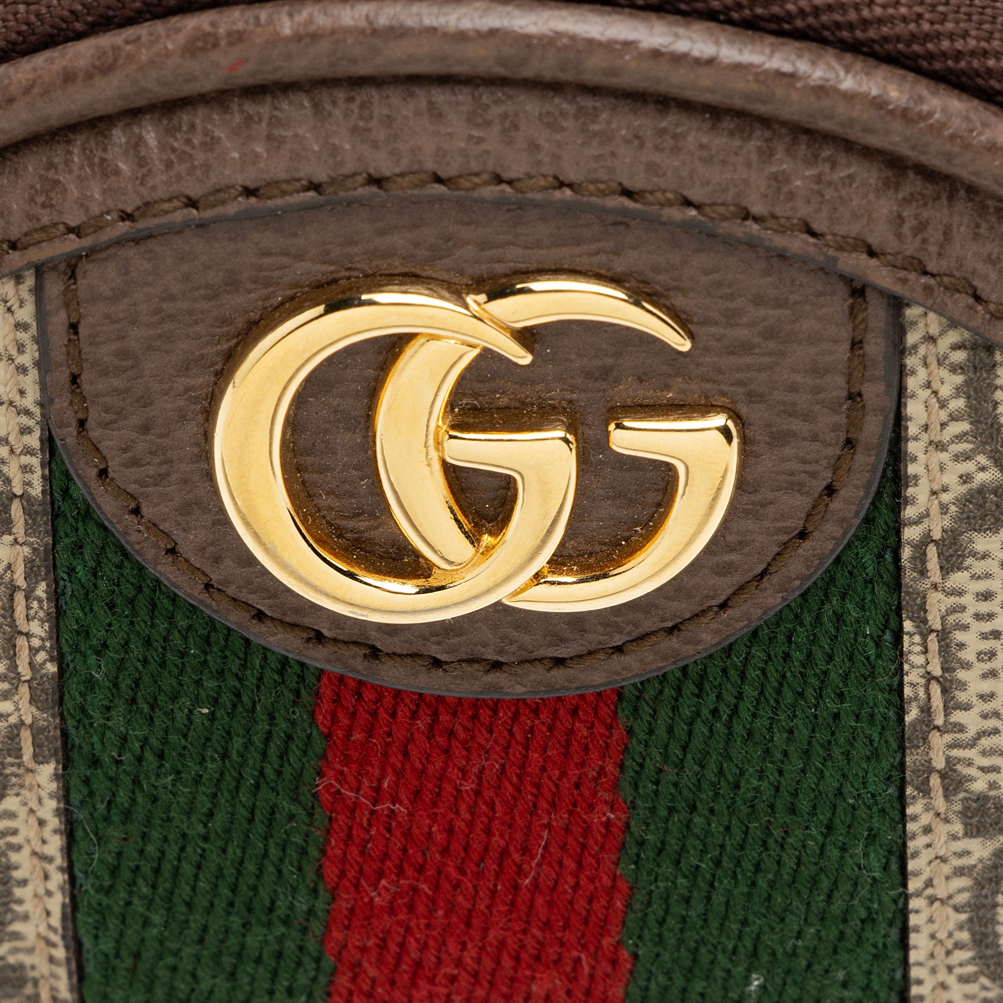 Gucci GG Supreme Ophidia Round Neck Pouch (SHF-s61G2F)