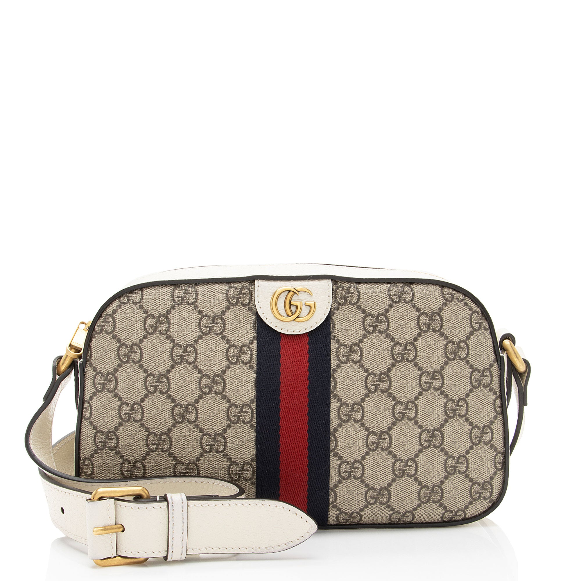 Gucci GG Supreme Ophidia Small Camera Bag (SHF-7xE3sG)