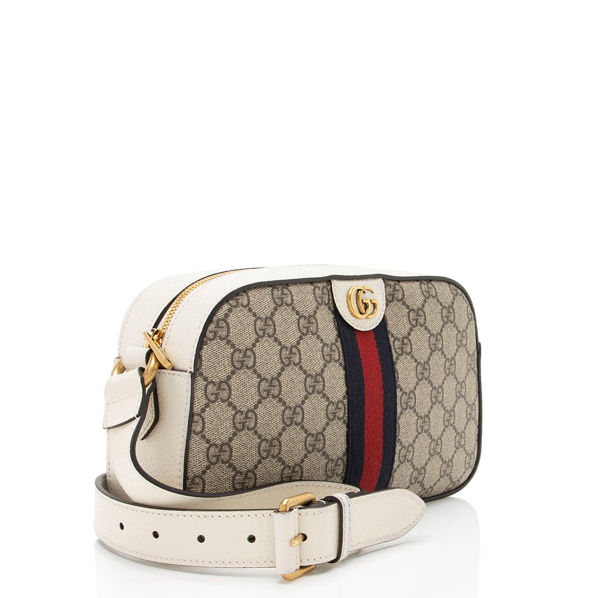 Gucci GG Supreme Ophidia Small Camera Bag (SHF-7xE3sG)