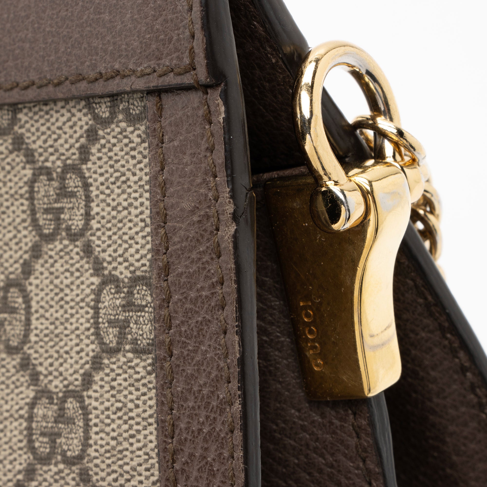 Gucci GG Supreme Ophidia Medium Chain Shoulder Bag