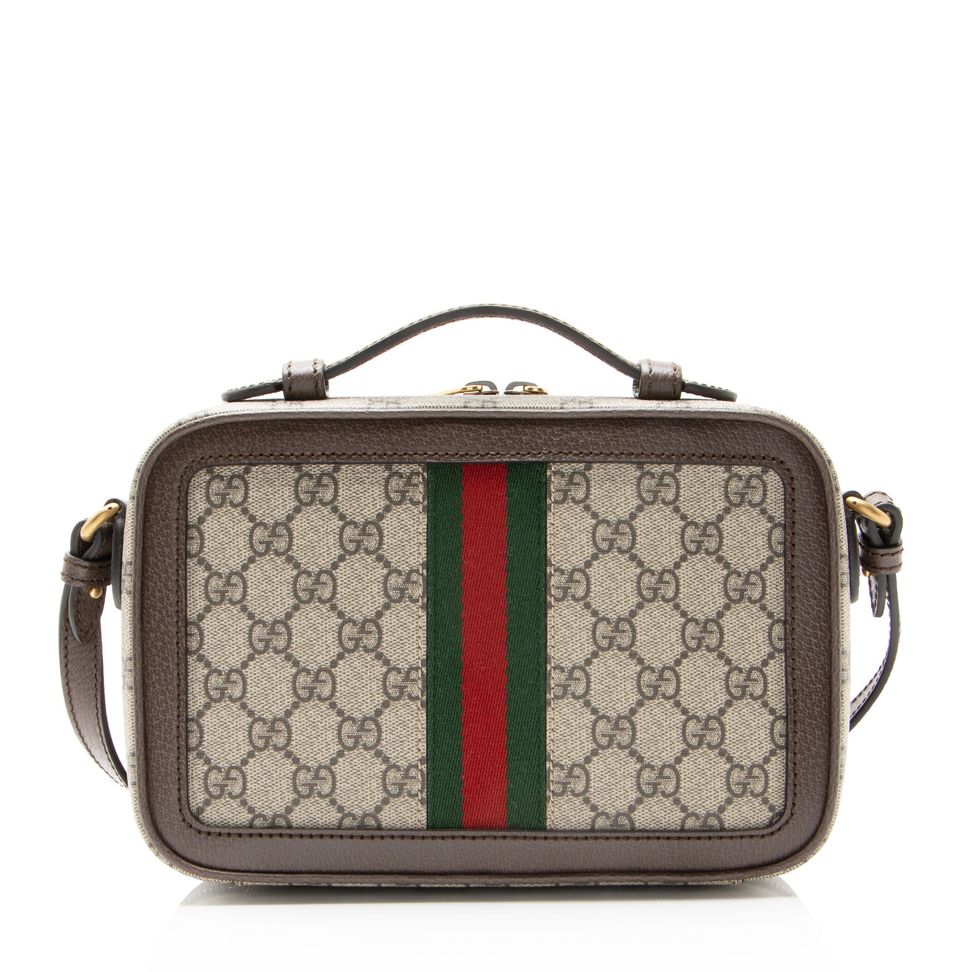 Gucci GG Supreme Ophidia Zip Around Small Crossbody