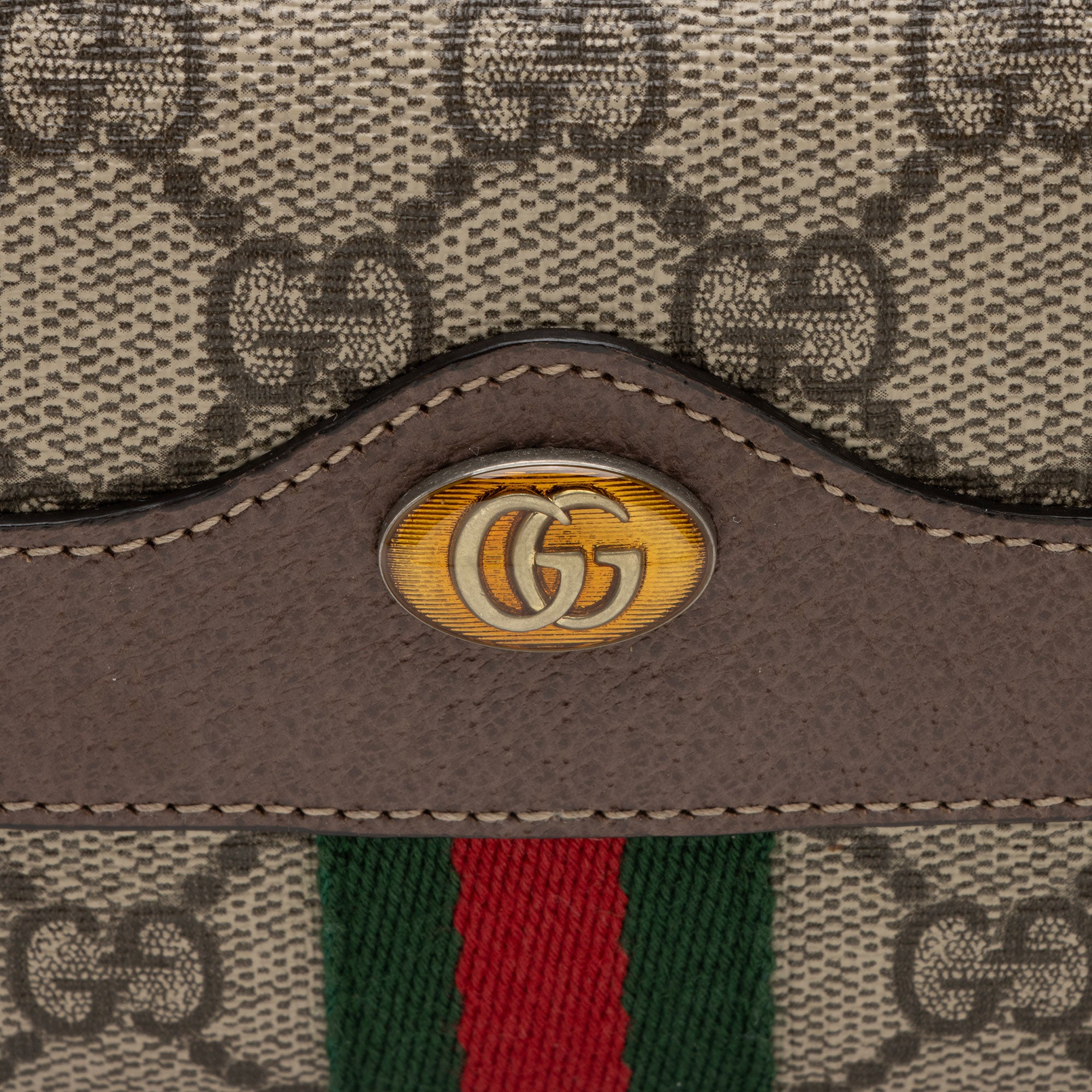 Gucci GG Supreme Ophidia Triple Zip Crossbody (SHF-5GZksx)