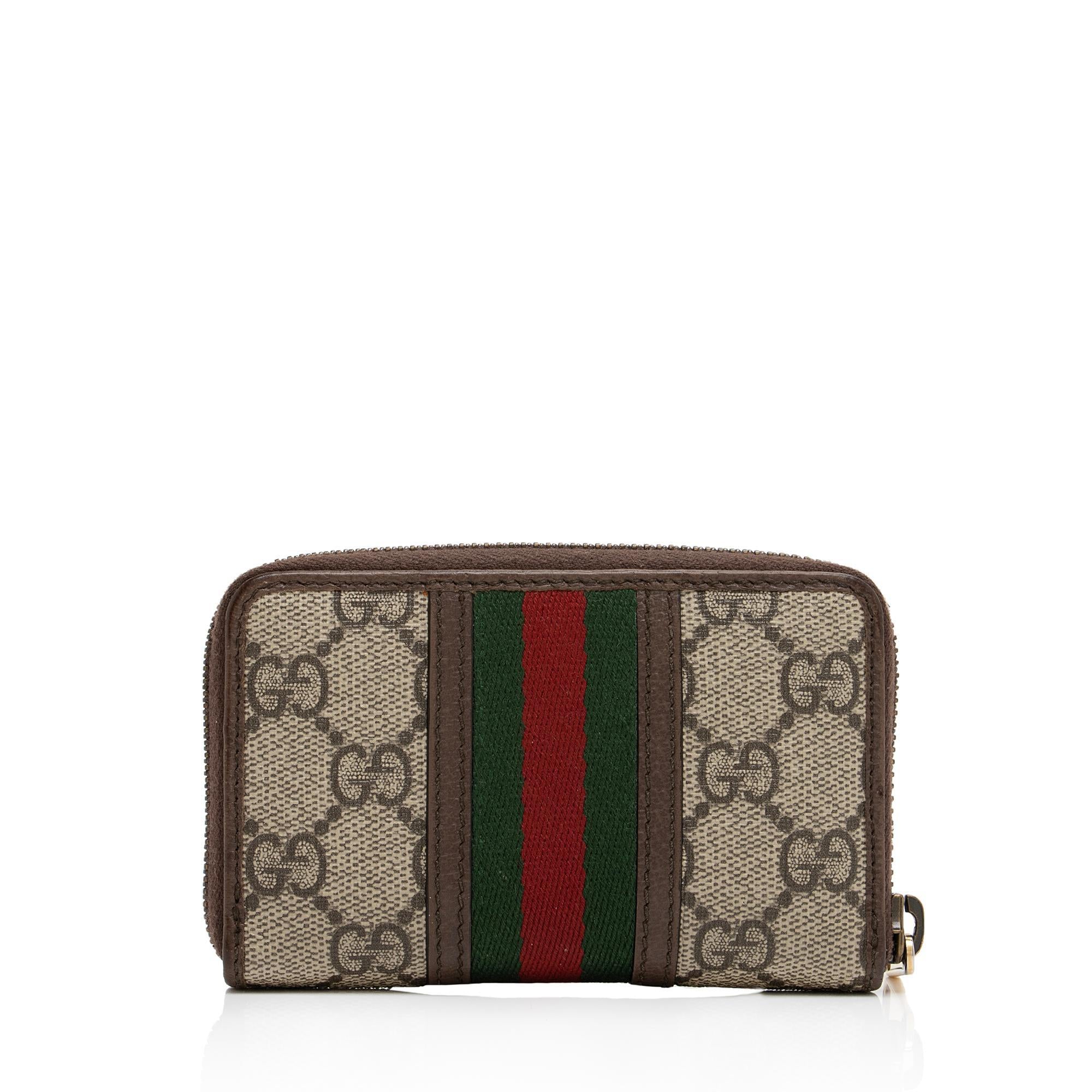 Gucci GG Supreme Ophidia Zip Around Card Case (SHF-zccB6e)