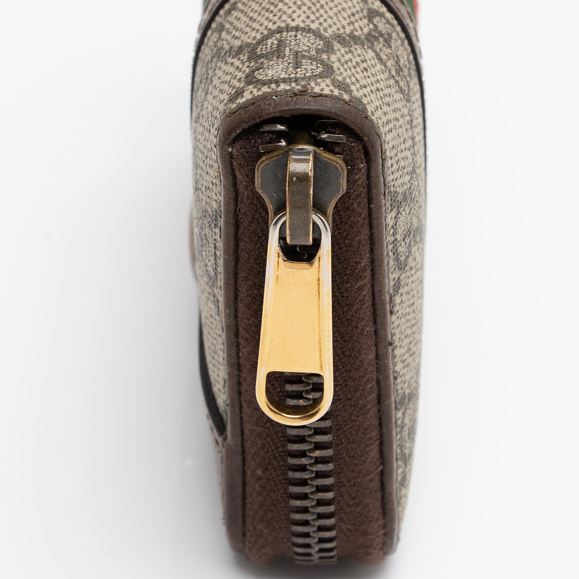 Gucci GG Supreme Ophidia Zip Around Card Case (SHF-zccB6e)